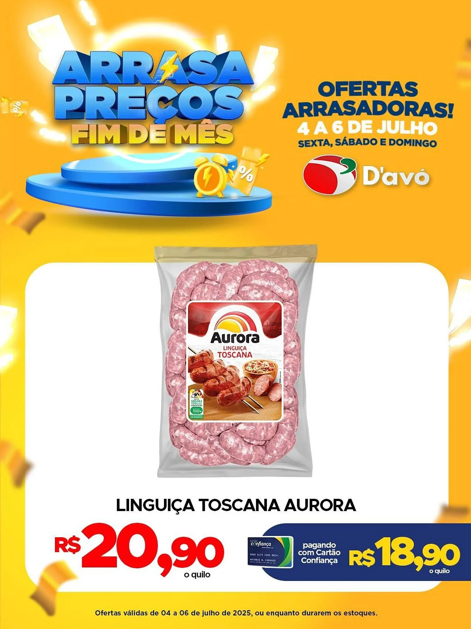 Encarte de Catálogo D'avó Supermercado 4 de julho até 6 de julho 2025 - Pagina 3