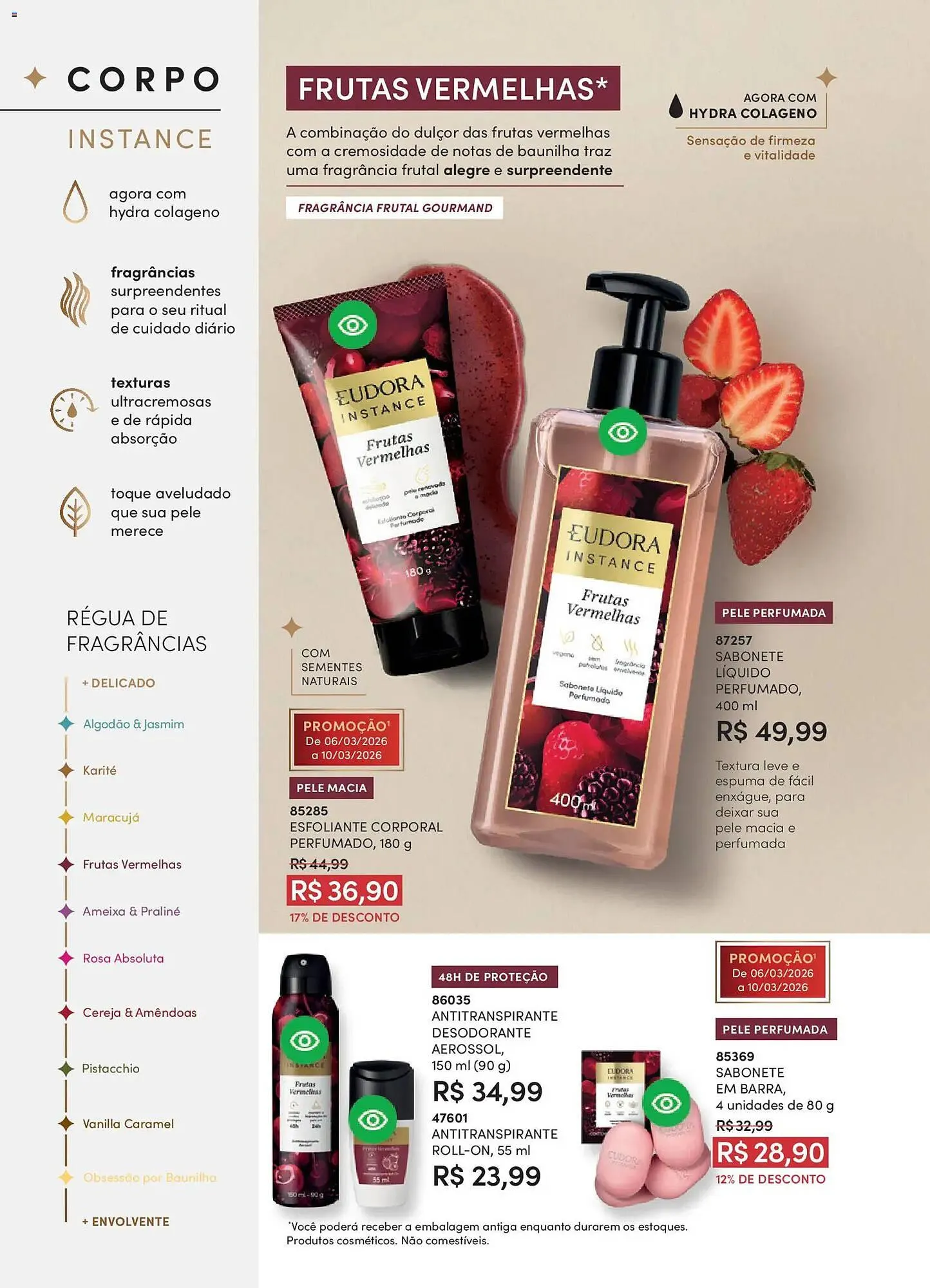 Encarte de Catálogo Eudora 19 de fevereiro até 19 de março 2026 - Pagina 84