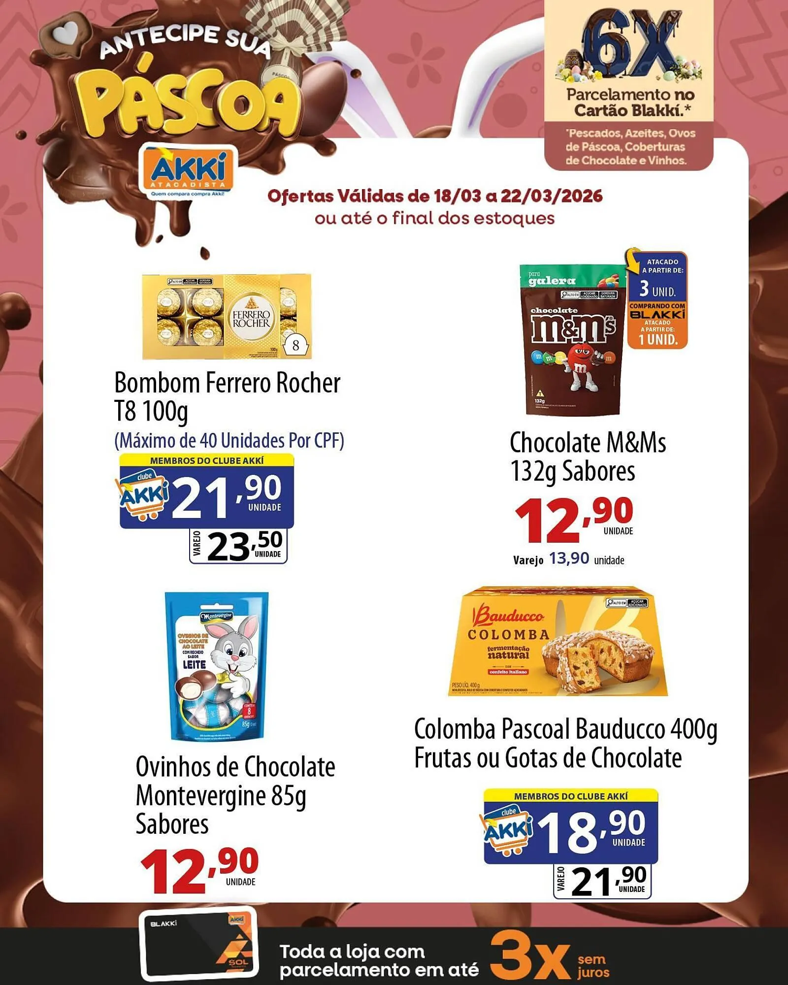 Encarte de Folheto Akki Atacadista 17 de março até 22 de março 2026 - Pagina 3