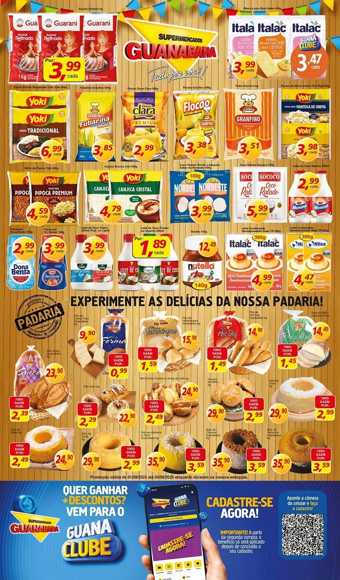Encarte de Catálogo Supermercados Guanabara 1 de agosto até 5 de agosto 2025 - Pagina 6