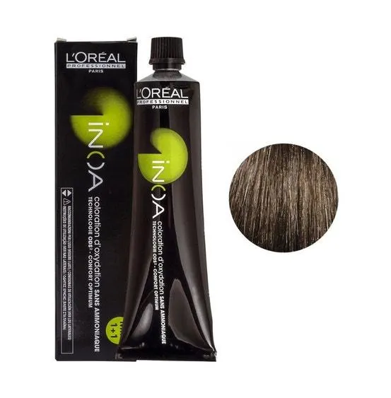 Coloração Sem Amônia L'Oréal Profissionnel Paris Inoa 6.23 Louro Escuro Irisado Dourado 60gr