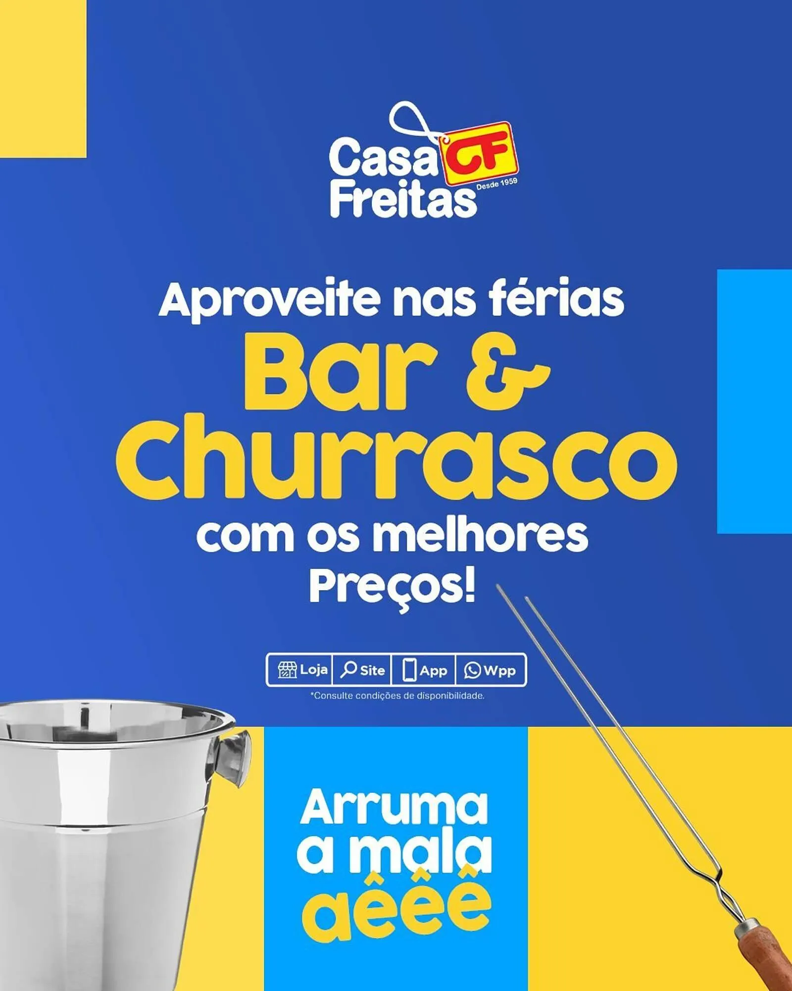 Encarte de Catálogo Casa Freitas 3 de julho até 31 de julho 2025 - Pagina 1