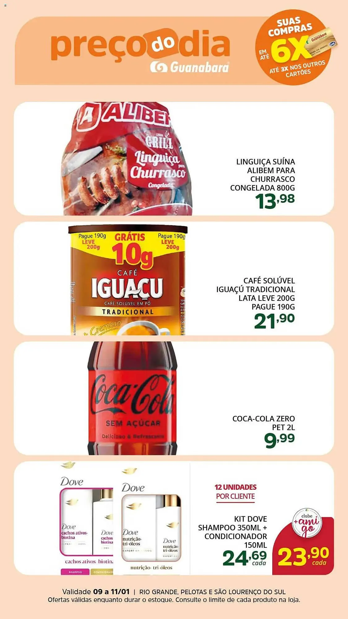 Encarte de Encarte Supermercados Guanabara 9 de janeiro até 11 de janeiro 2026 - Pagina 2