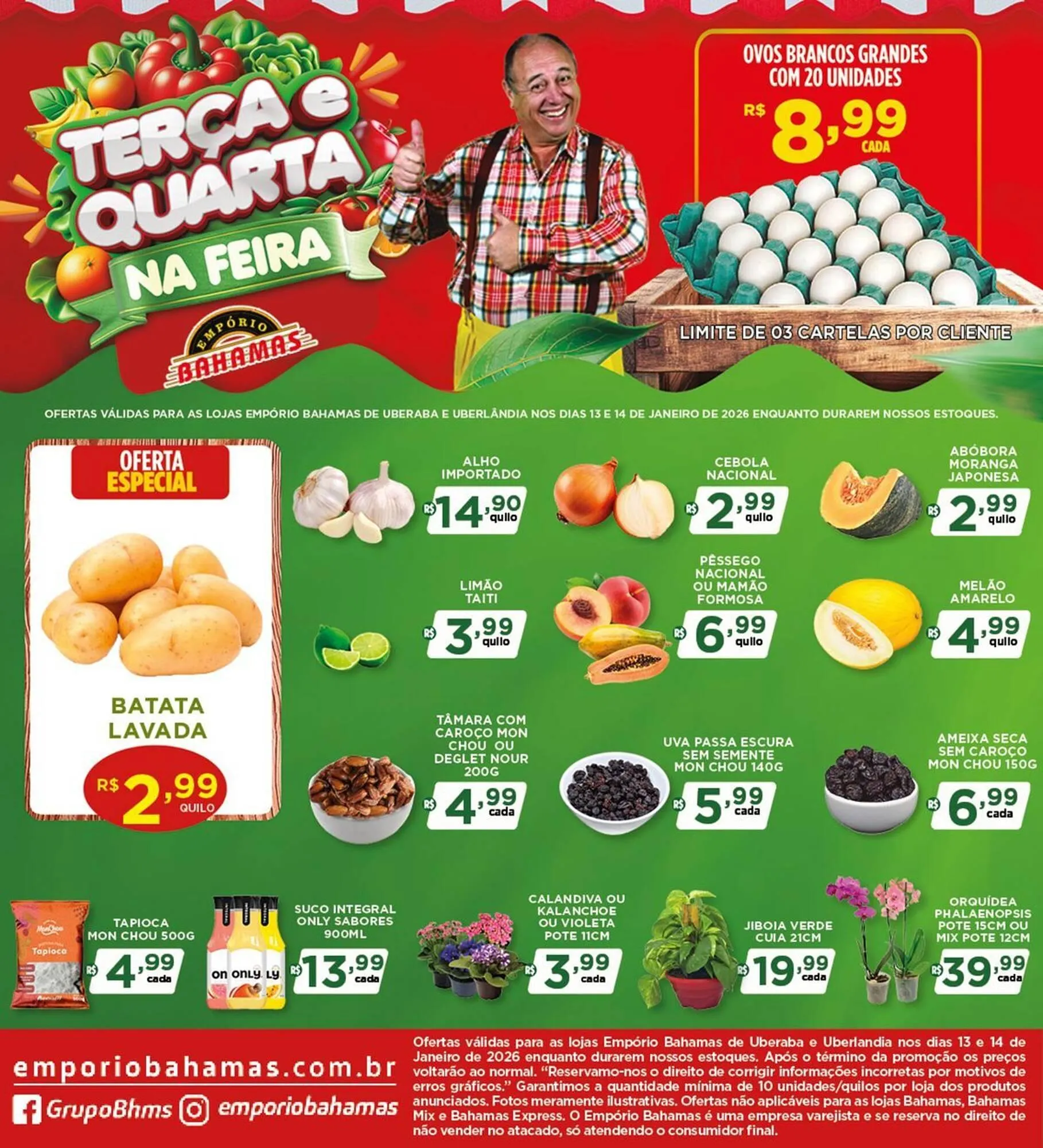 Encarte de Catálogo Empório Bahamas 13 de janeiro até 14 de janeiro 2026 - Pagina 1