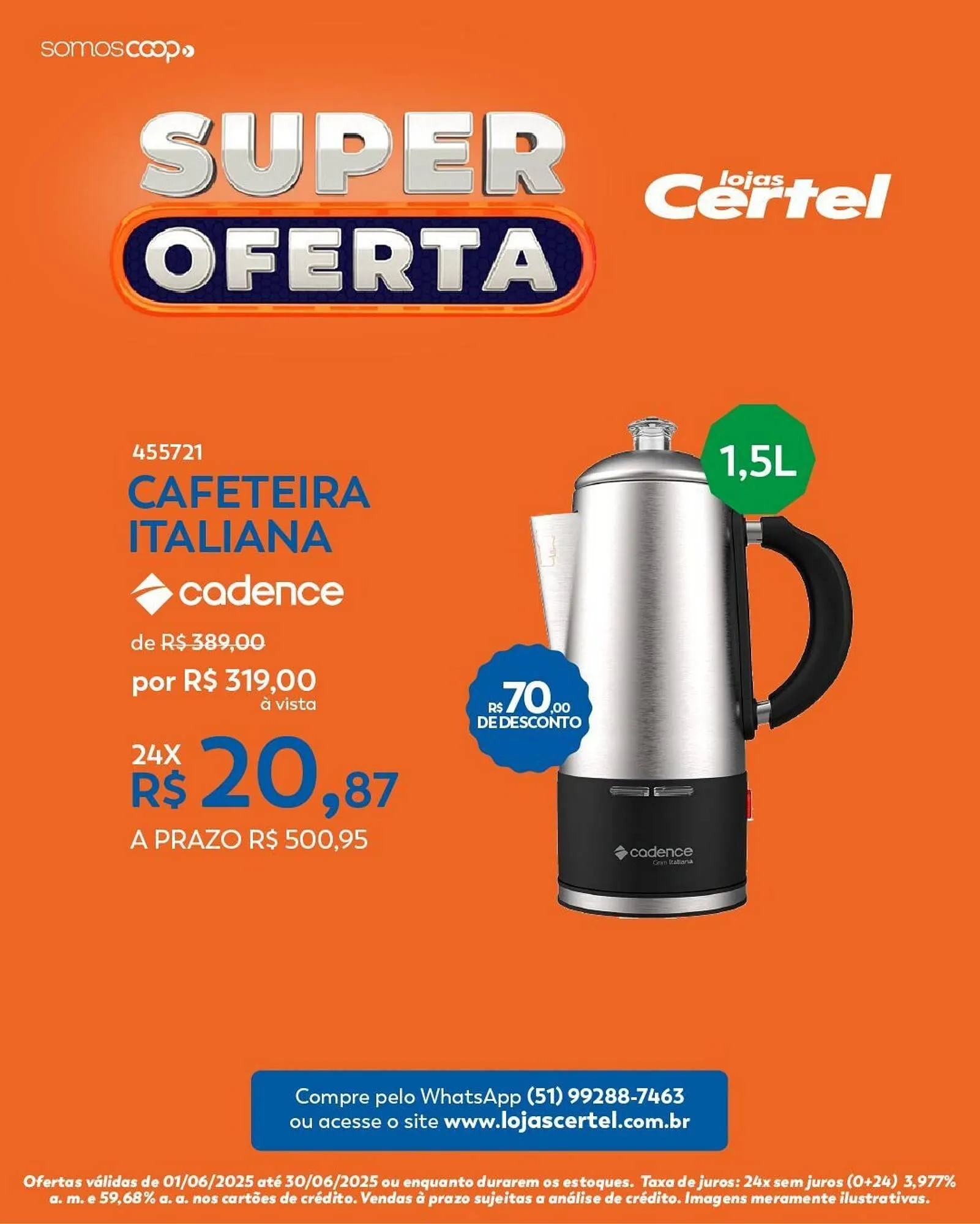 Encarte de Catálogo Lojas Certel 6 de junho até 30 de junho 2025 - Pagina 2