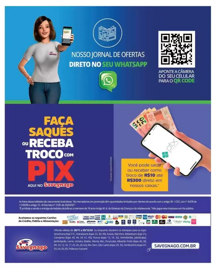 Encarte de Encarte Supermercados Savegnago 22 de novembro até 3 de dezembro 2024 - Pagina 16