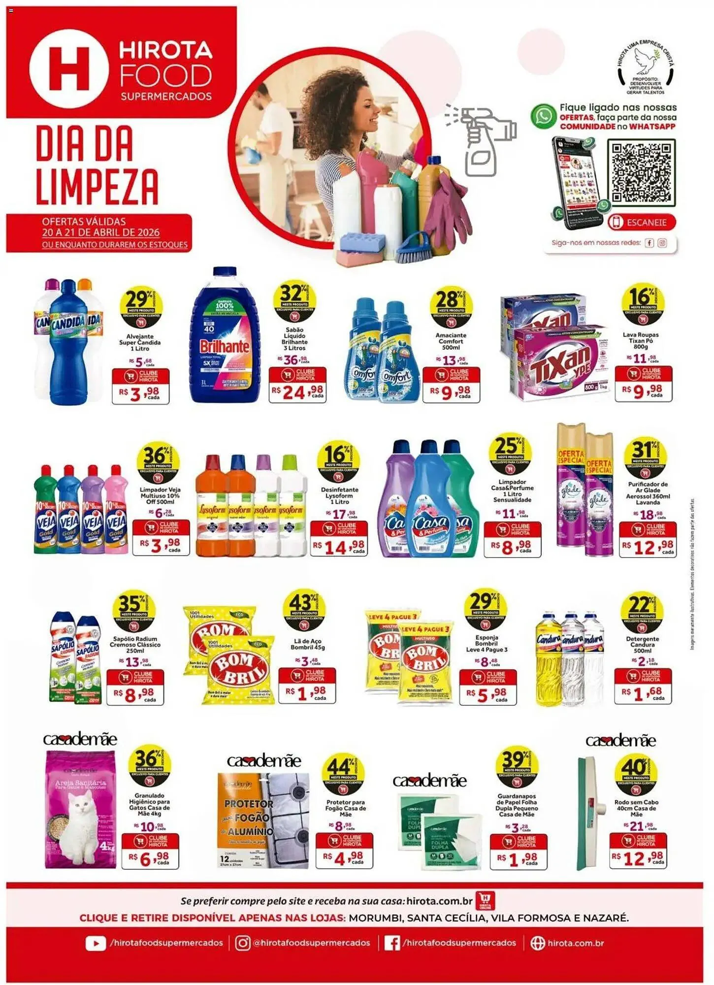 Encarte de Catálogo Hirota Food Supermercado 20 de abril até 22 de abril 2026 - Pagina 1