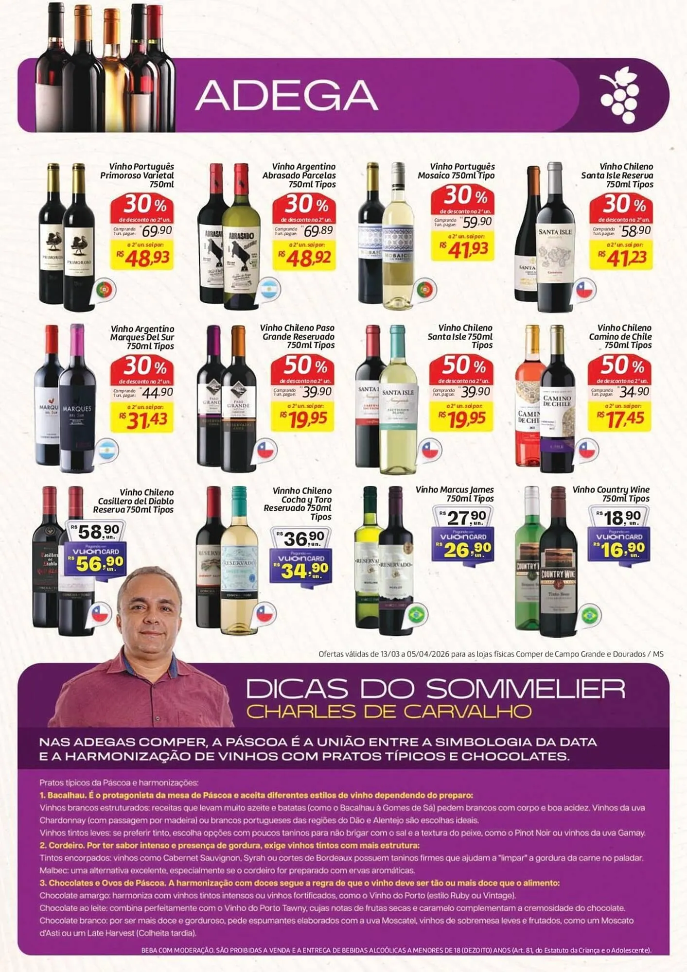 Encarte de Folheto Comper 16 de março até 5 de abril 2026 - Pagina 17