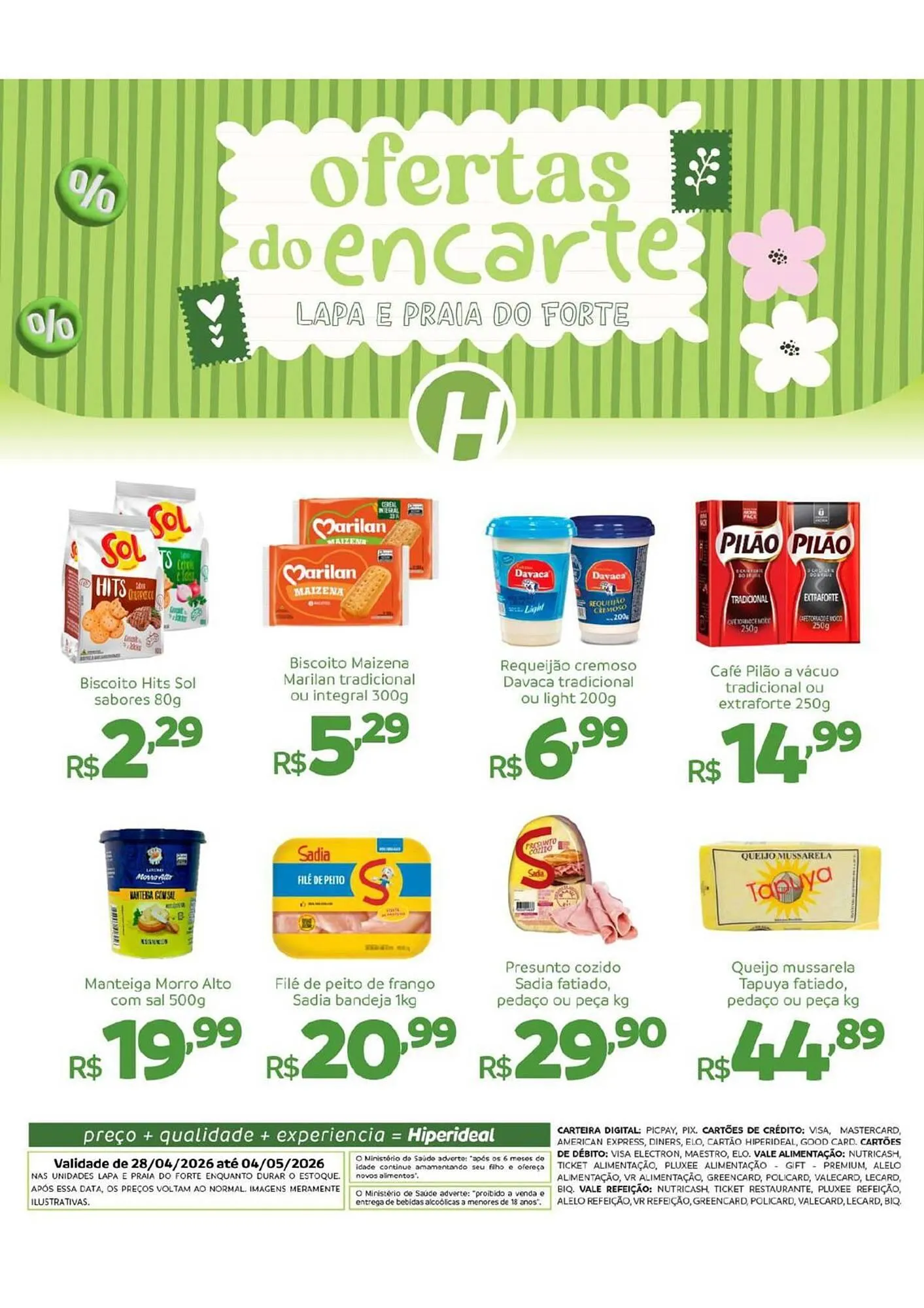 Encarte de Catálogo Hiperideal Supermercados 28 de abril até 4 de maio 2026 - Pagina 2