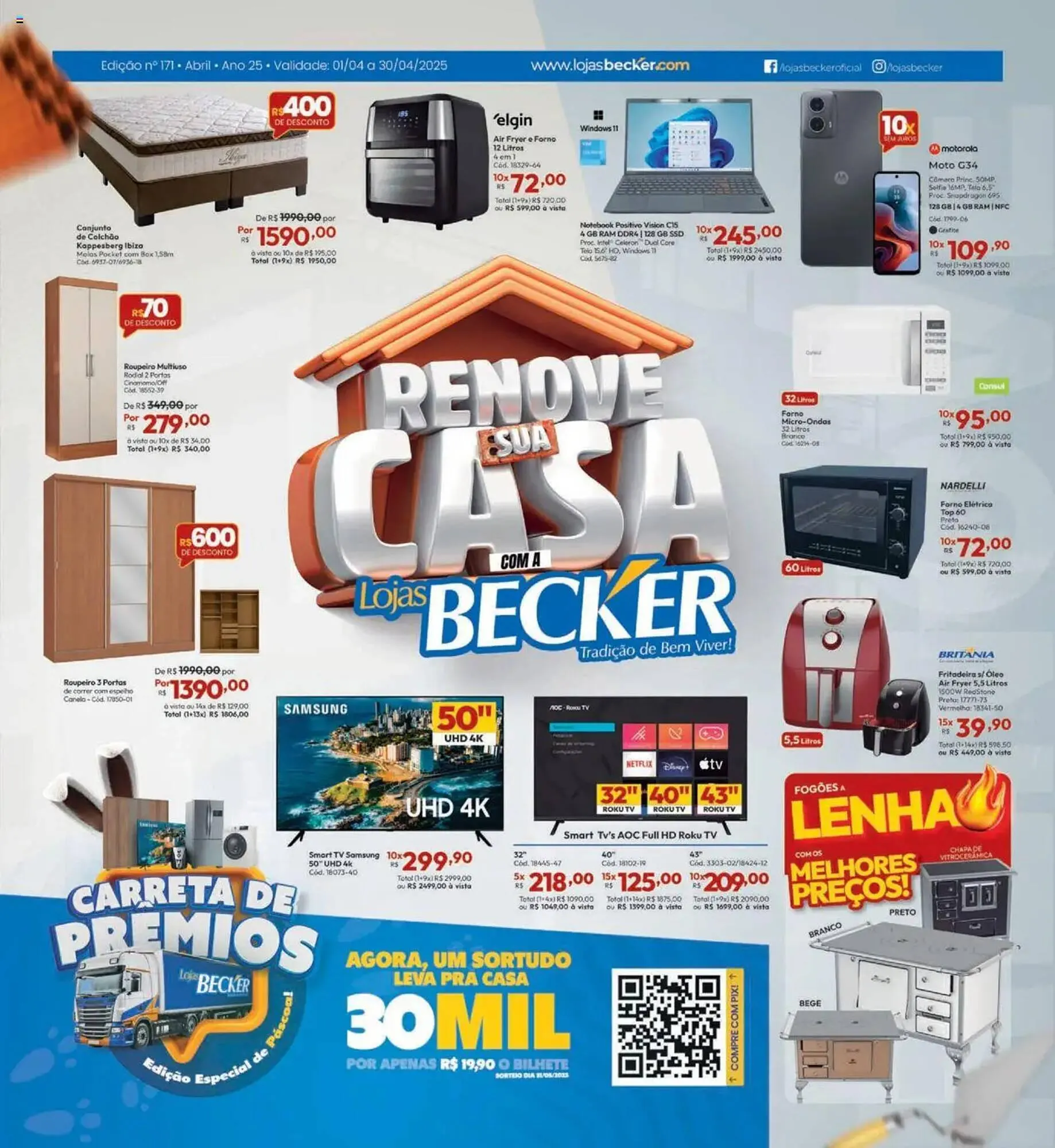 Encarte de Catálogo Lojas Becker 1 de abril até 1 de maio 2025 - Pagina 1