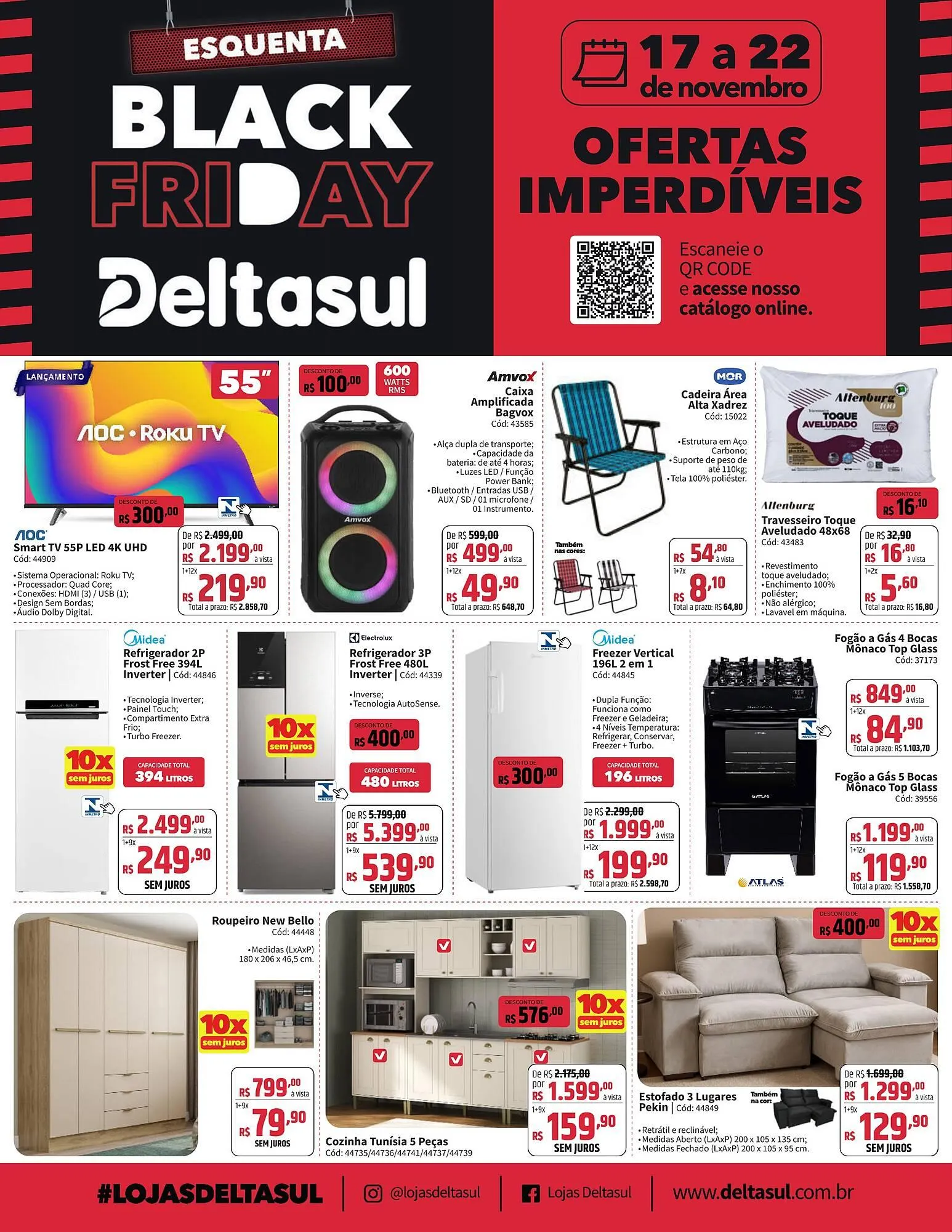 Encarte de Folheto Deltasul 17 de novembro até 22 de novembro 2025 - Pagina 1