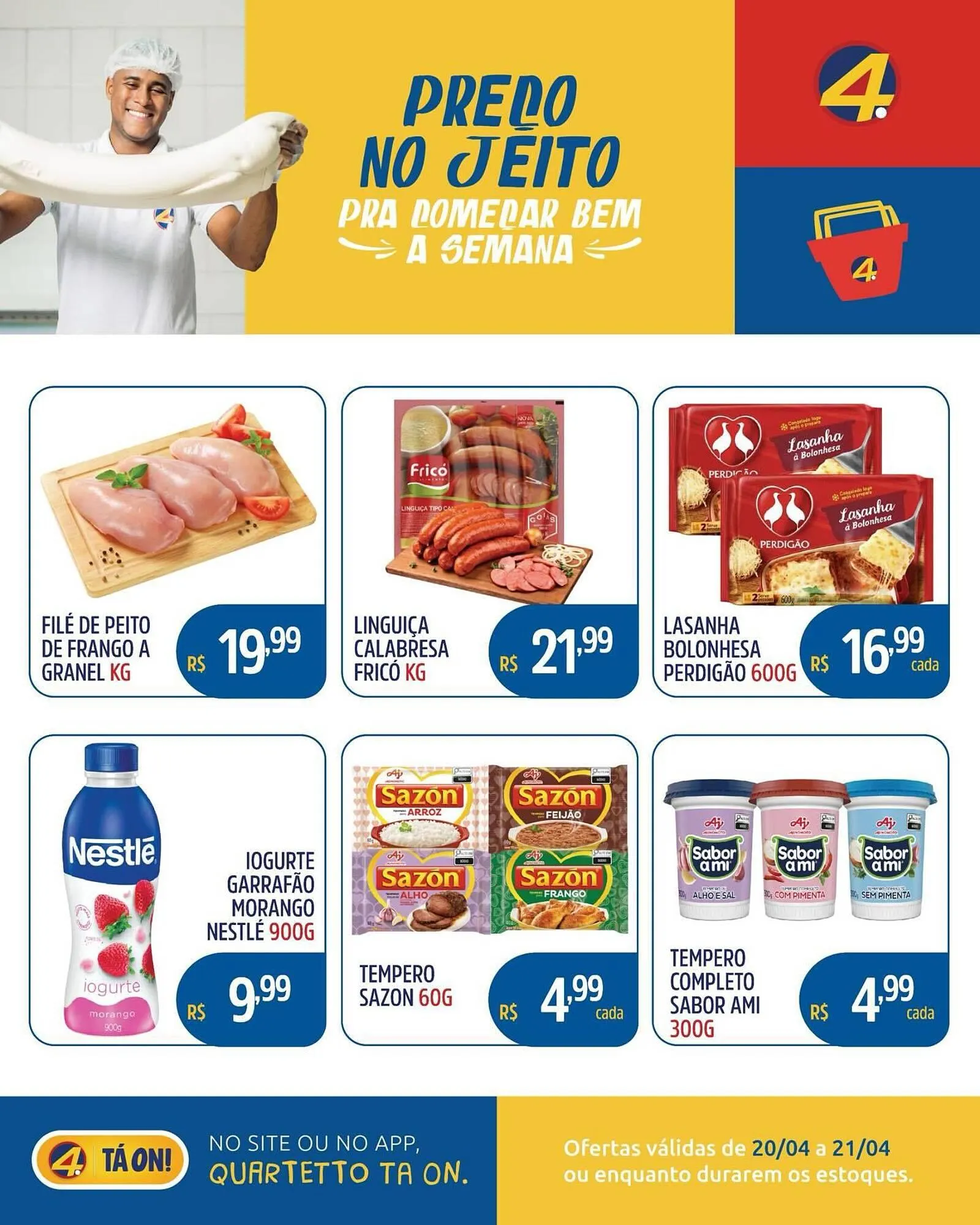 Encarte de Catálogo Quartetto Supermercados 20 de abril até 21 de abril 2026 - Pagina 4
