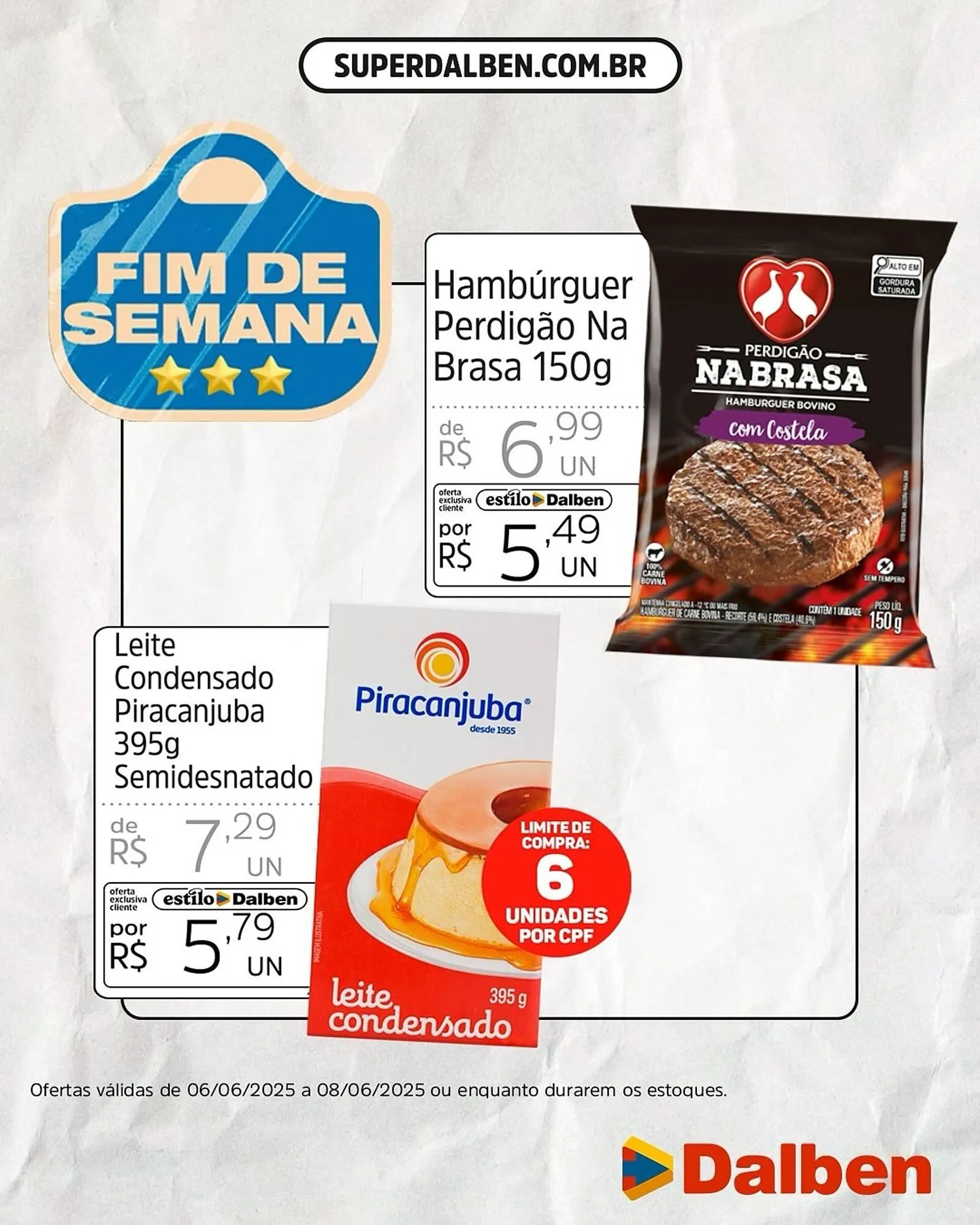 Encarte de Catálogo Supermercado Dalben 6 de junho até 8 de junho 2025 - Pagina 3