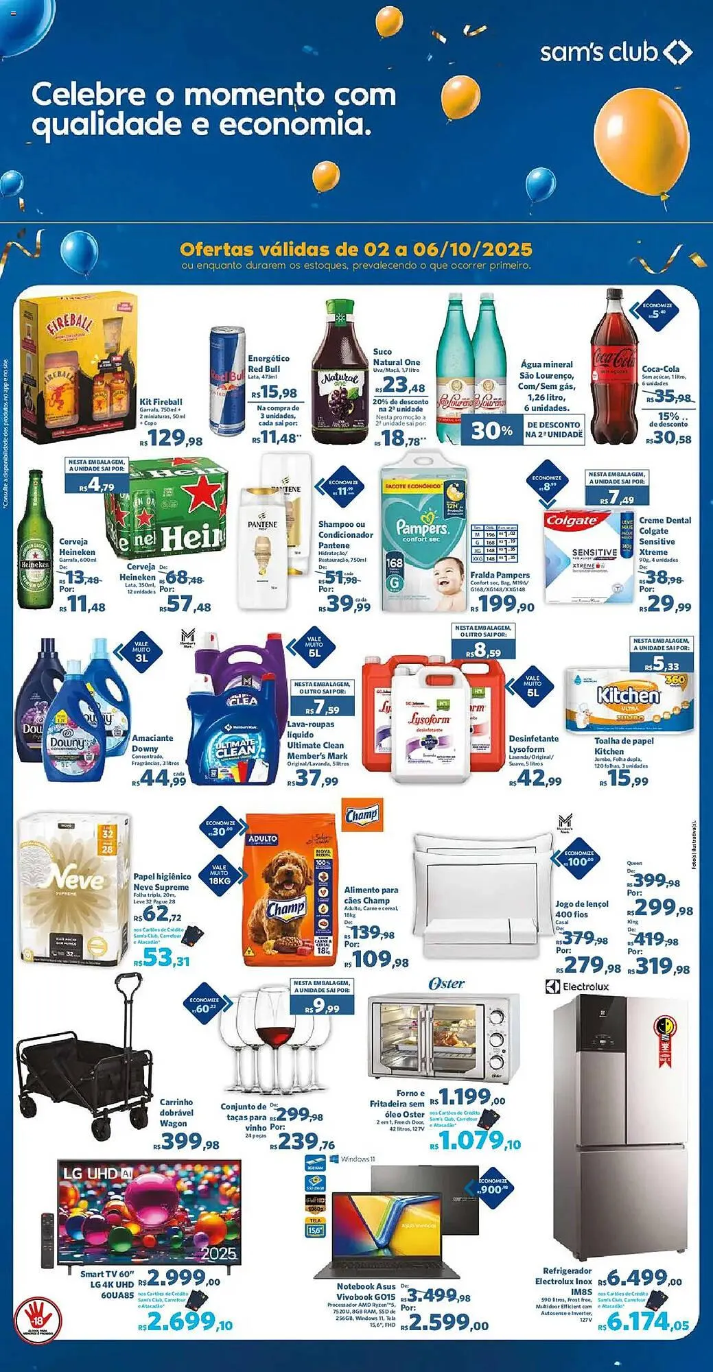 Encarte de Folheto Sam's Club 2 de outubro até 7 de outubro 2025 - Pagina 3