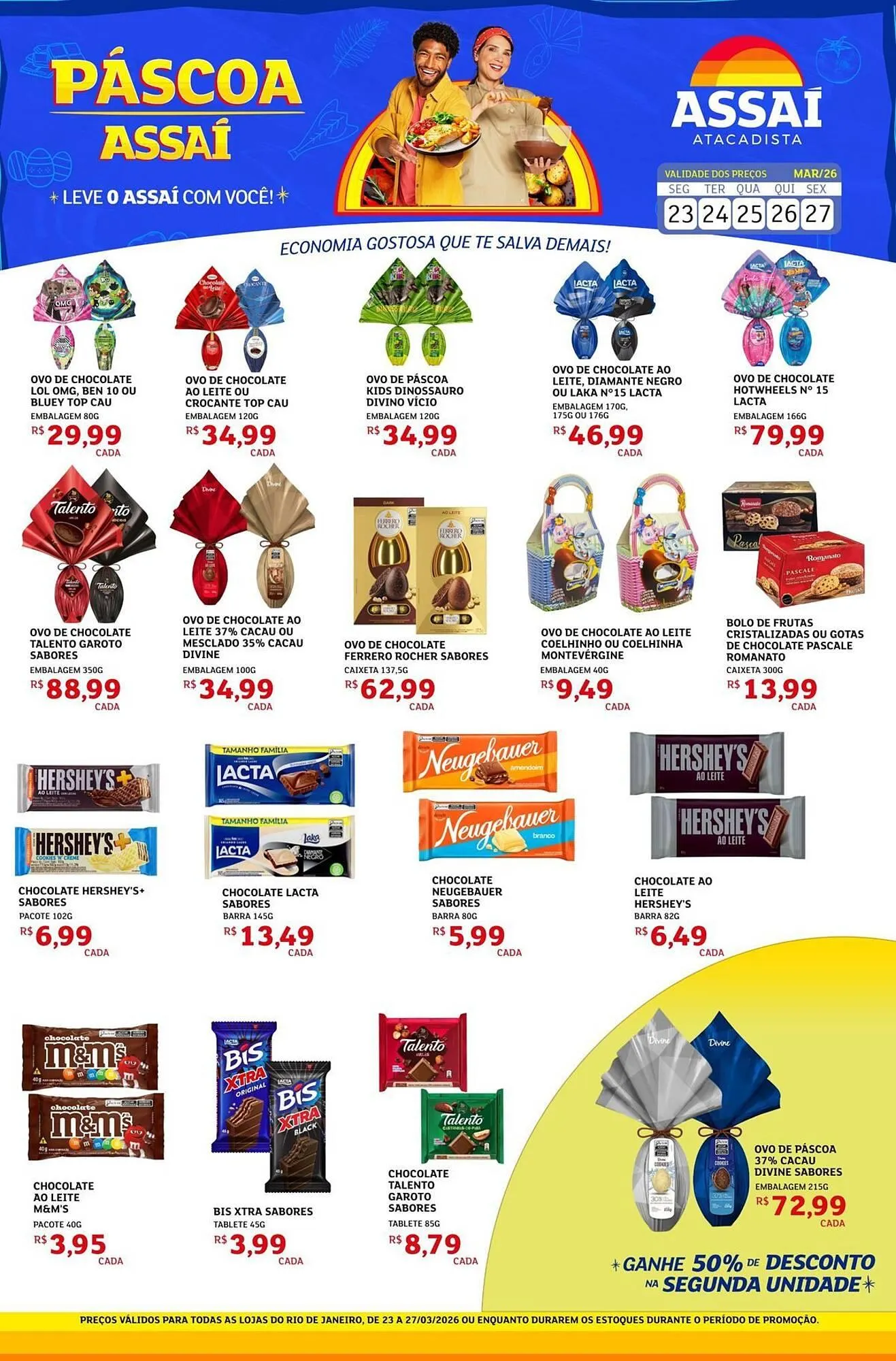 Encarte de Encarte Assaí Atacadista 23 de março até 27 de março 2026 - Pagina 1