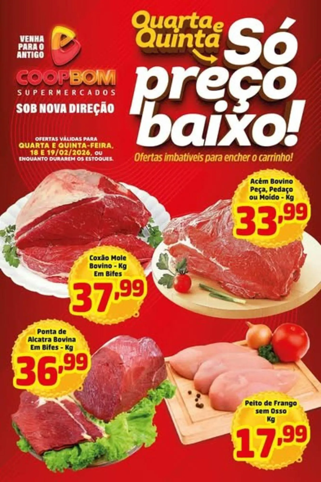 Encarte de Tabloide CoopBom 18 de fevereiro até 19 de fevereiro 2026 - Pagina 2