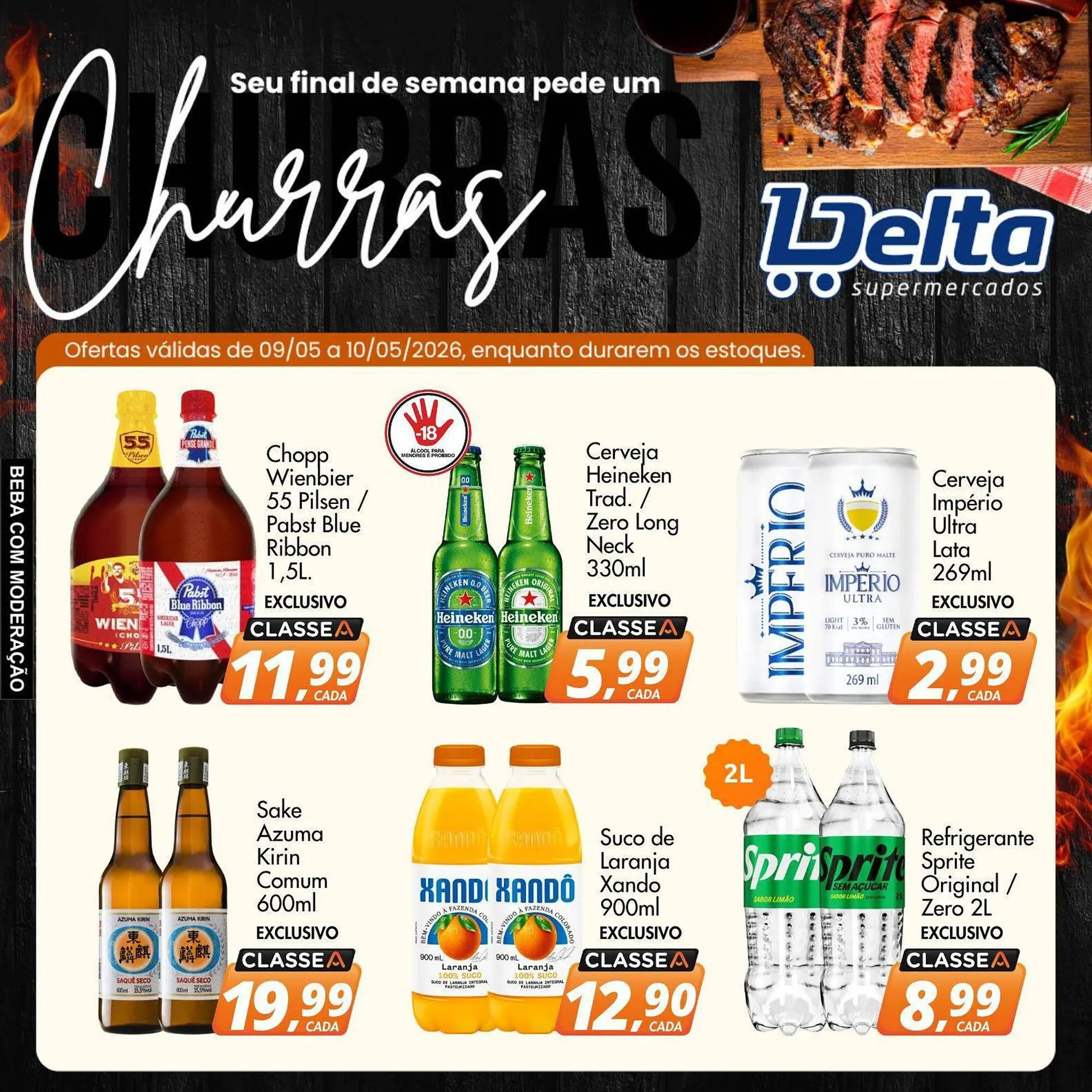 Encarte de Catálogo Delta Supermercados 9 de maio até 10 de maio 2026 - Pagina 2