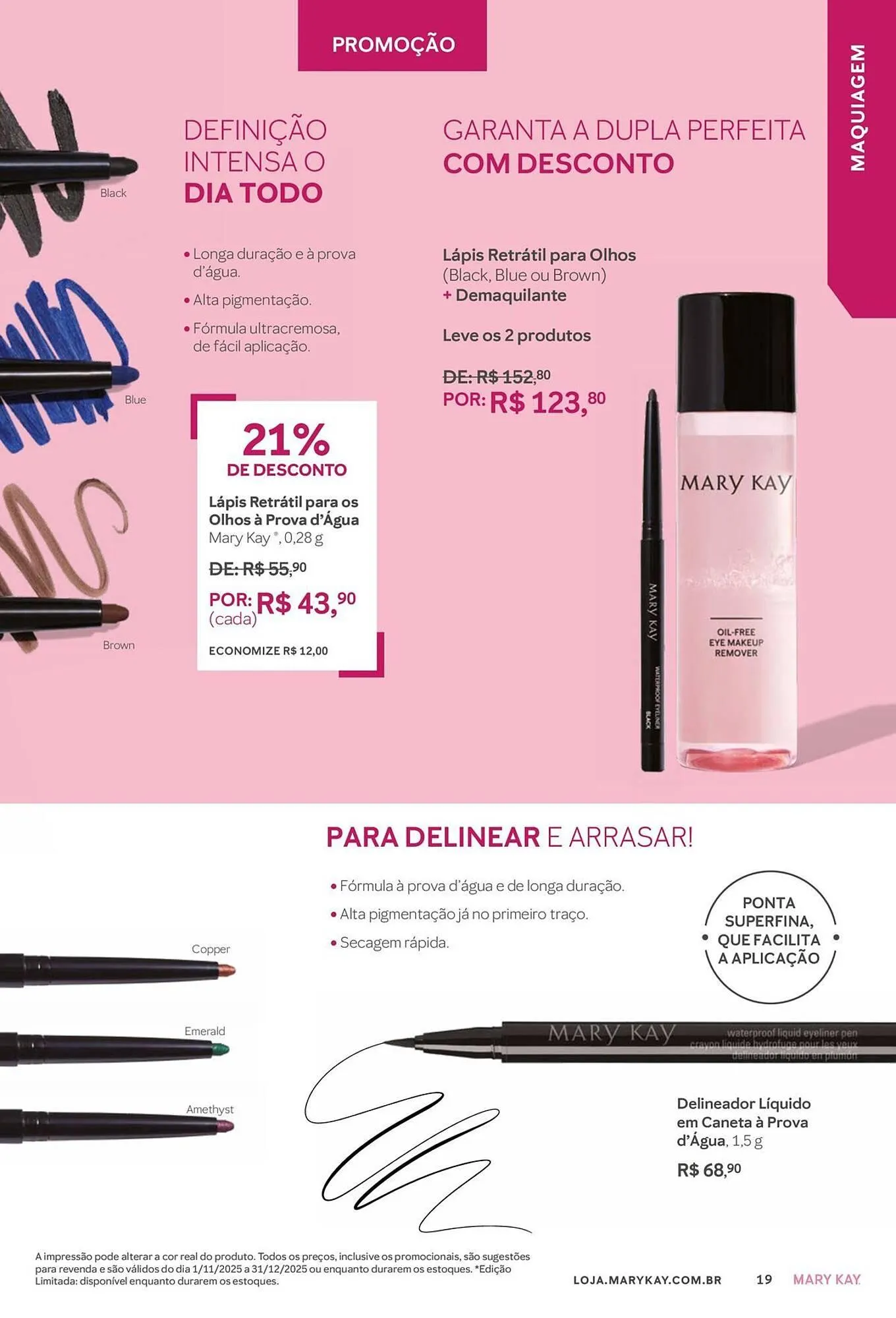 Encarte de Revista Mary Kay 1 de novembro até 31 de dezembro 2025 - Pagina 19