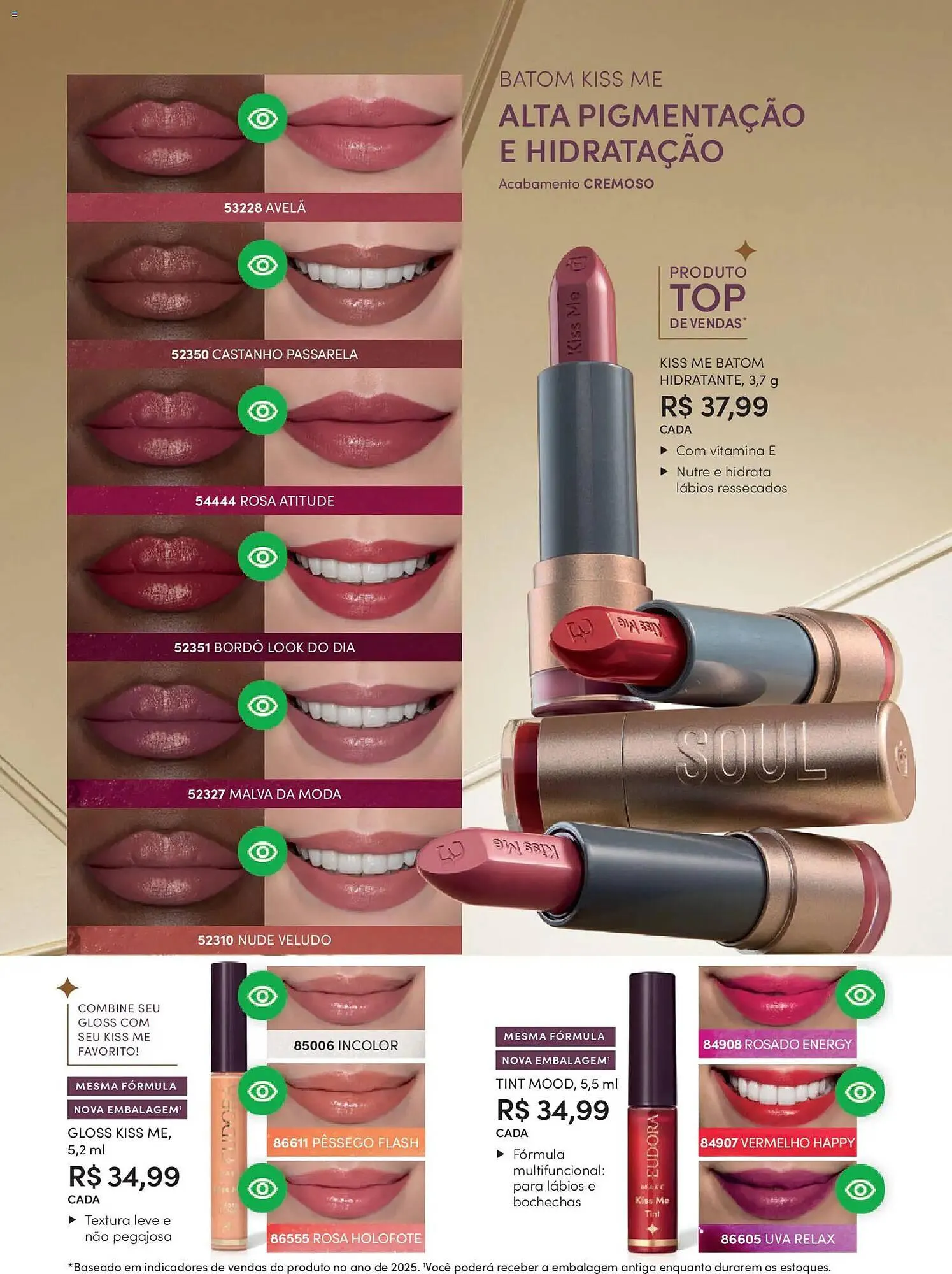 Encarte de Catálogo Eudora 19 de fevereiro até 19 de março 2026 - Pagina 50