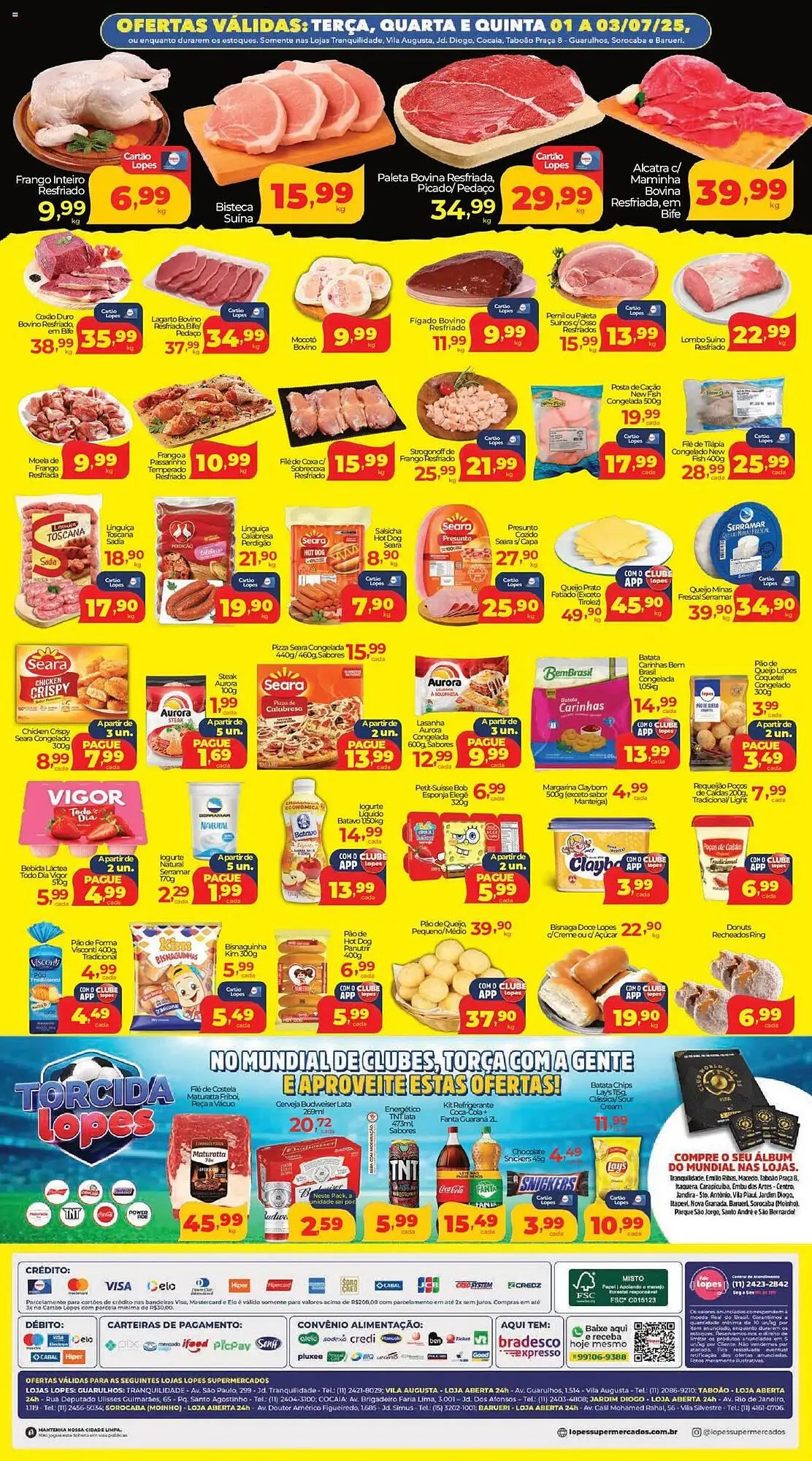 Encarte de Catálogo Lopes Supermercados 1 de julho até 4 de julho 2025 - Pagina 2