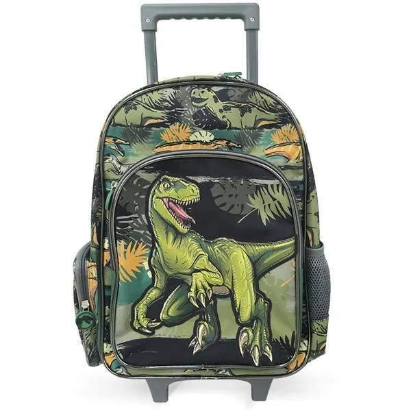 Mochila Escolar Infantil de Rodinhas Dinossauro 16", Happy-time - PT 1 UN