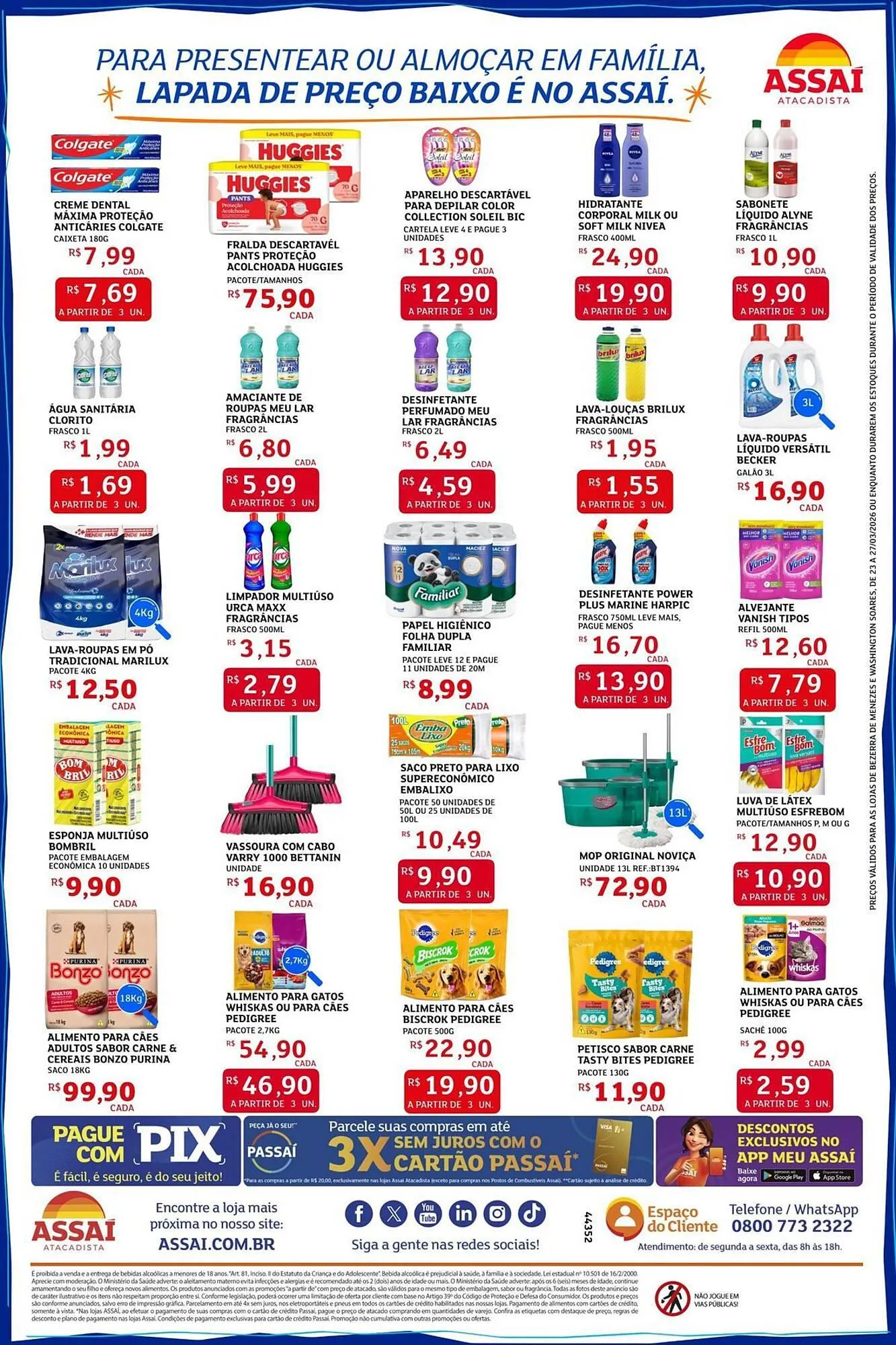 Encarte de Encarte Assaí Atacadista 23 de março até 27 de março 2026 - Pagina 4
