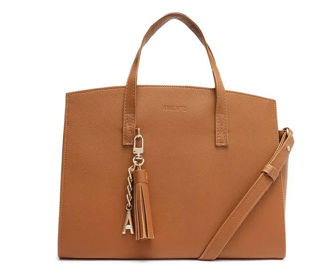 Bolsa Tote Marrom Barbicacho Grande