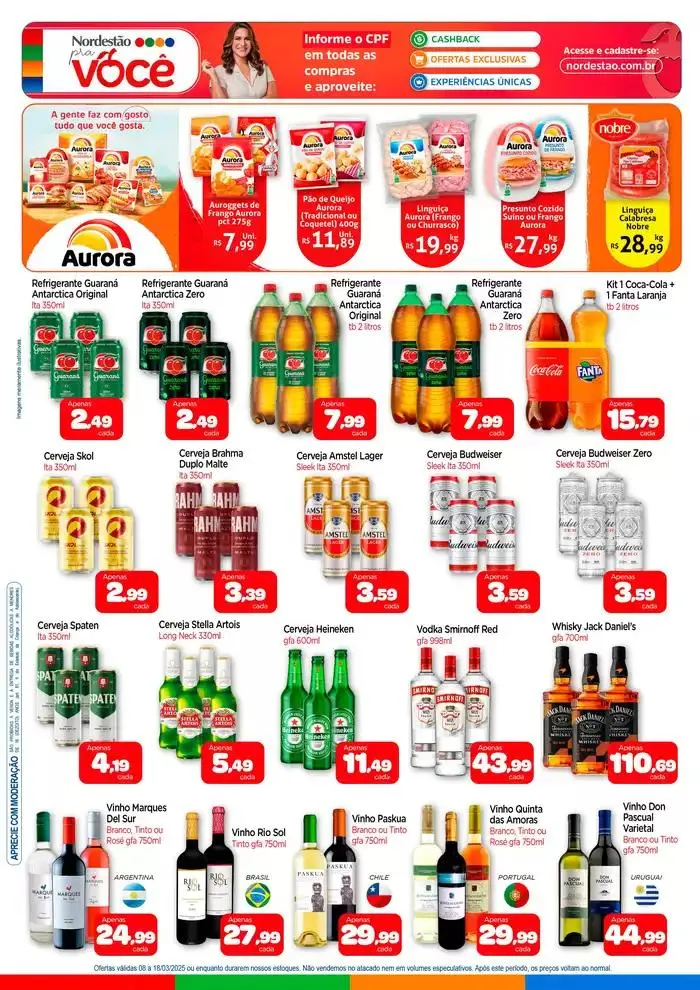 Encarte de Encarte Nordestao 8 de março até 18 de março 2025 - Pagina 10