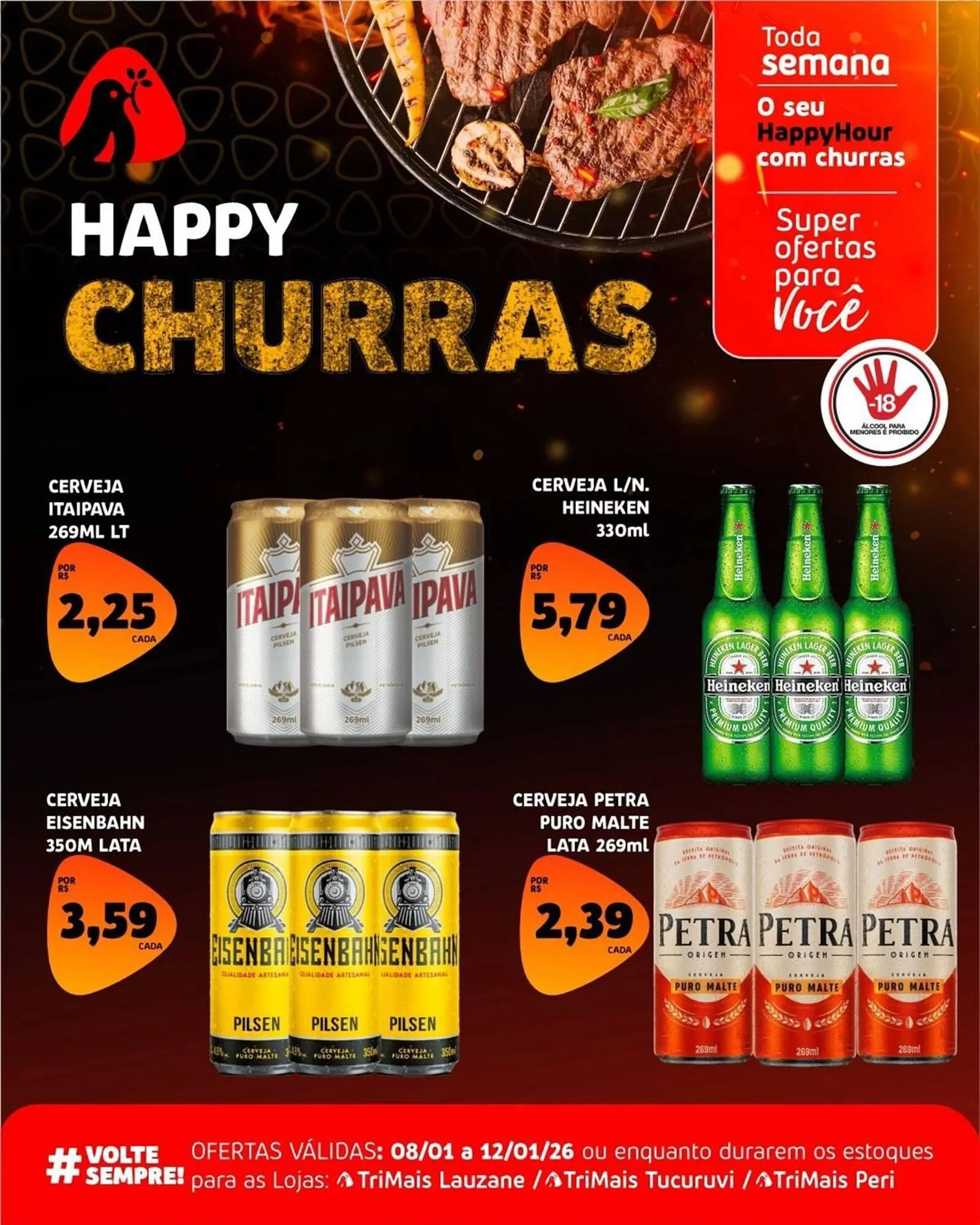 Encarte de Catálogo Trimais Supermercado 6 de janeiro até 12 de janeiro 2026 - Pagina 2