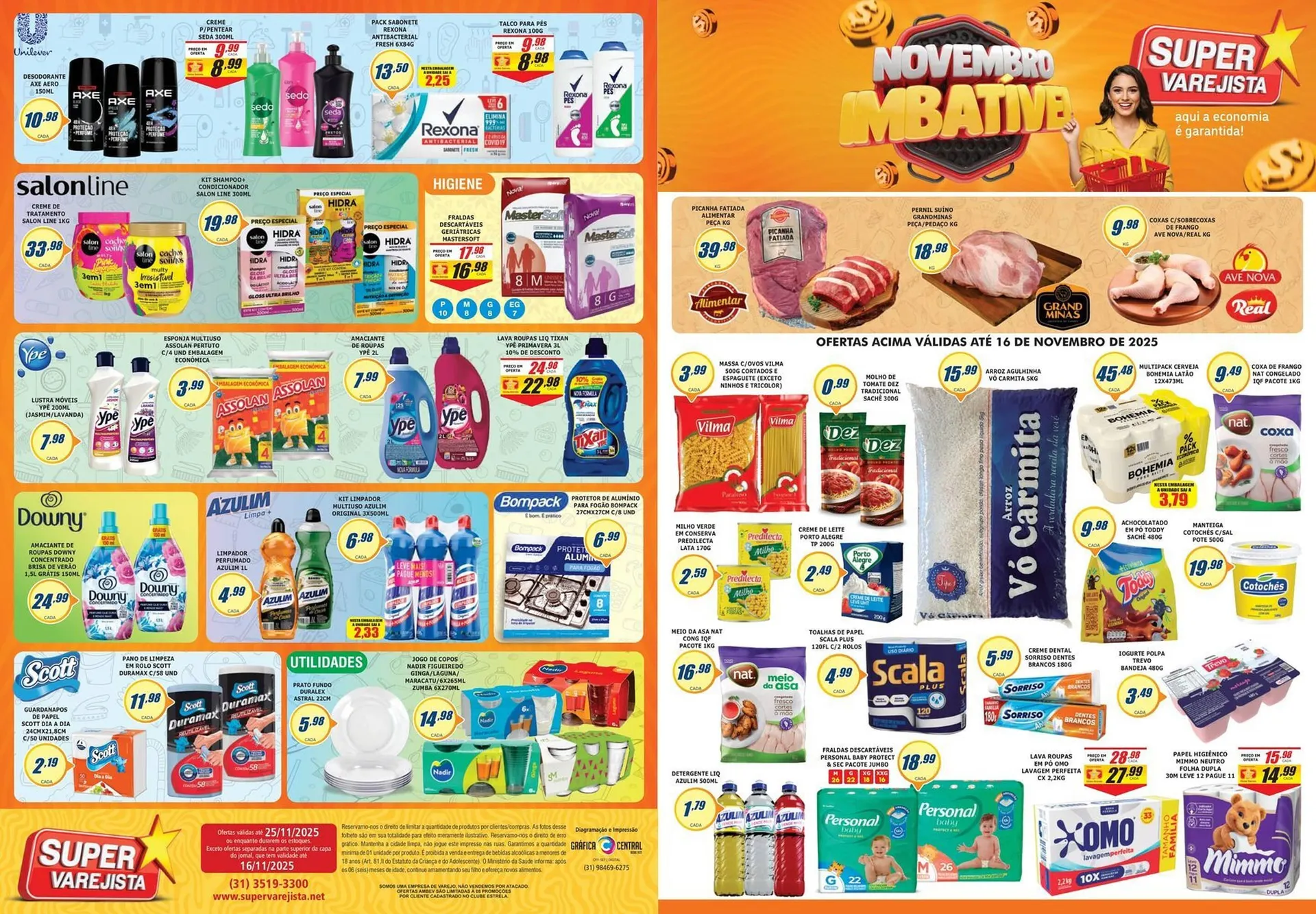 Encarte de Folheto Super Varejista 13 de novembro até 16 de novembro 2025 - Pagina 1