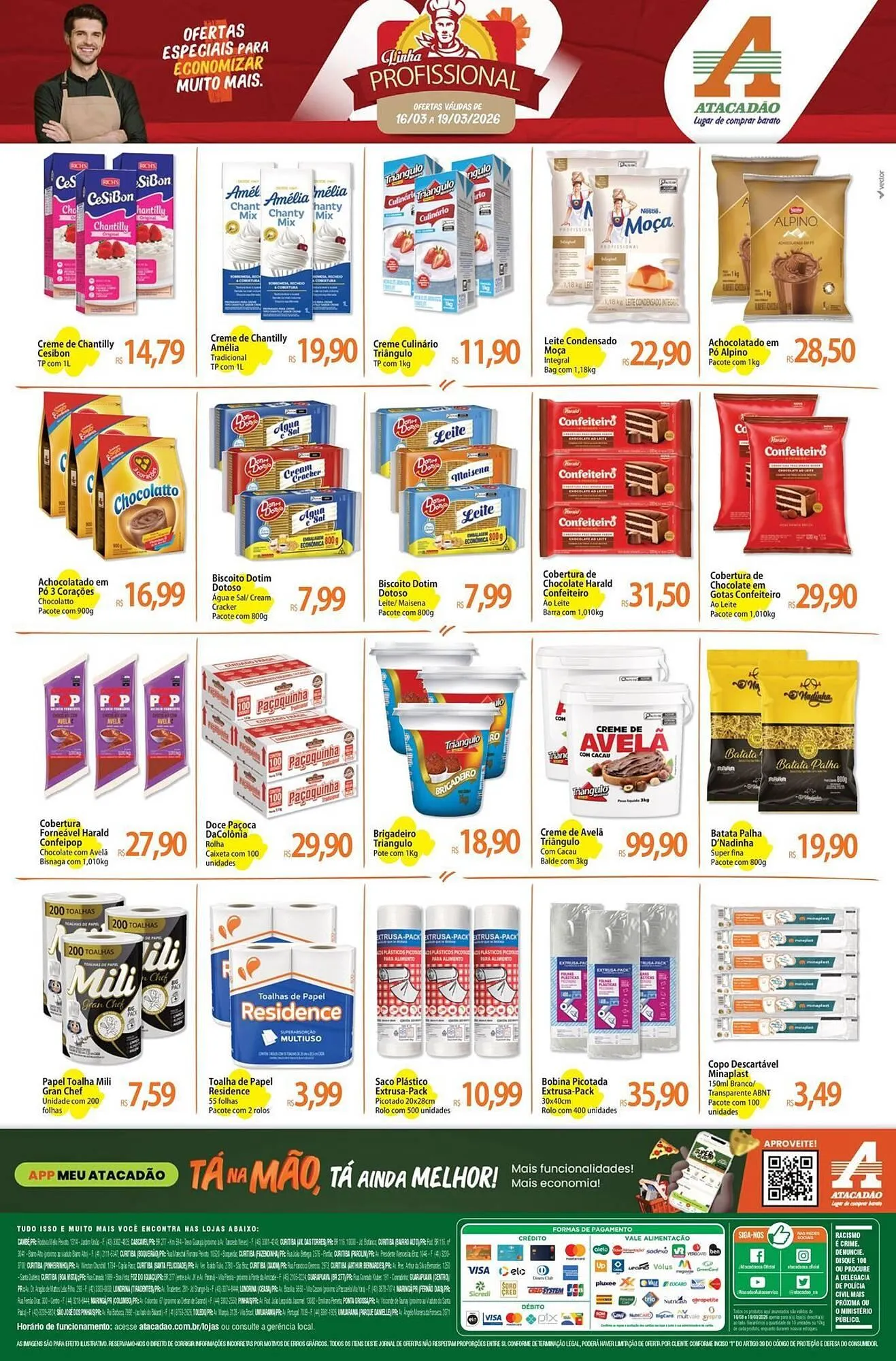 Encarte de Folheto Atacadão 16 de março até 19 de março 2026 - Pagina 2