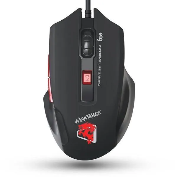 Mouse Gamer USB 4800dpi Nightmare MGNM Elg CX 1 UN