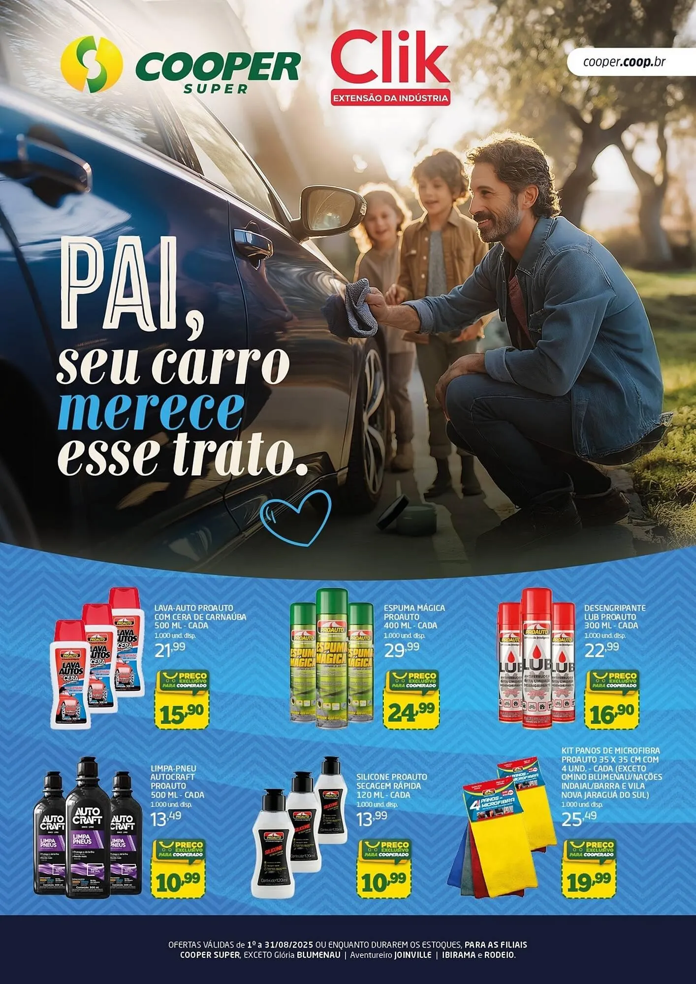 Encarte de Catálogo Cooper 1 de agosto até 31 de agosto 2025 - Pagina 1
