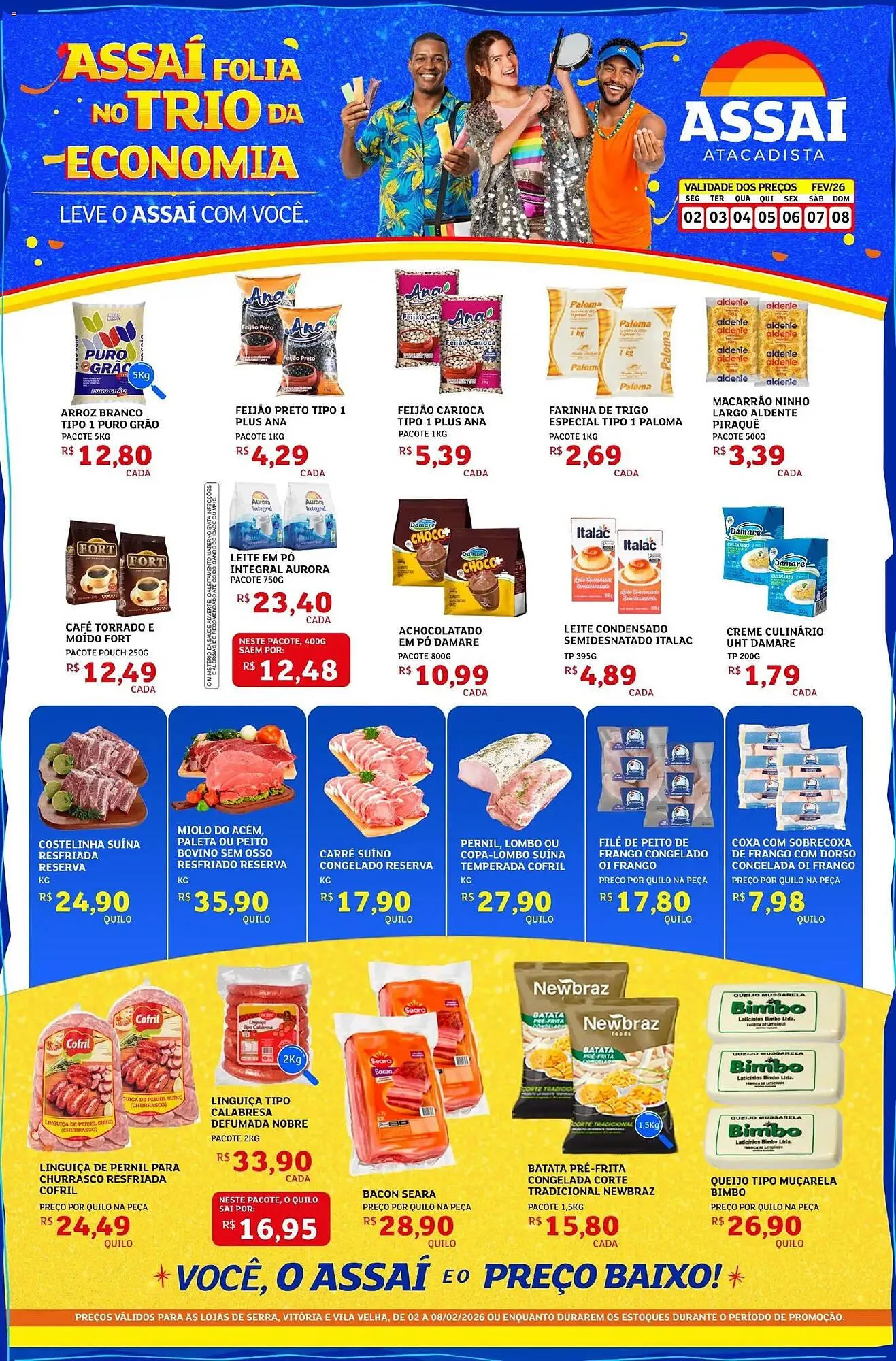 Encarte de Encarte Assaí Atacadista 2 de fevereiro até 8 de fevereiro 2026 - Pagina 1