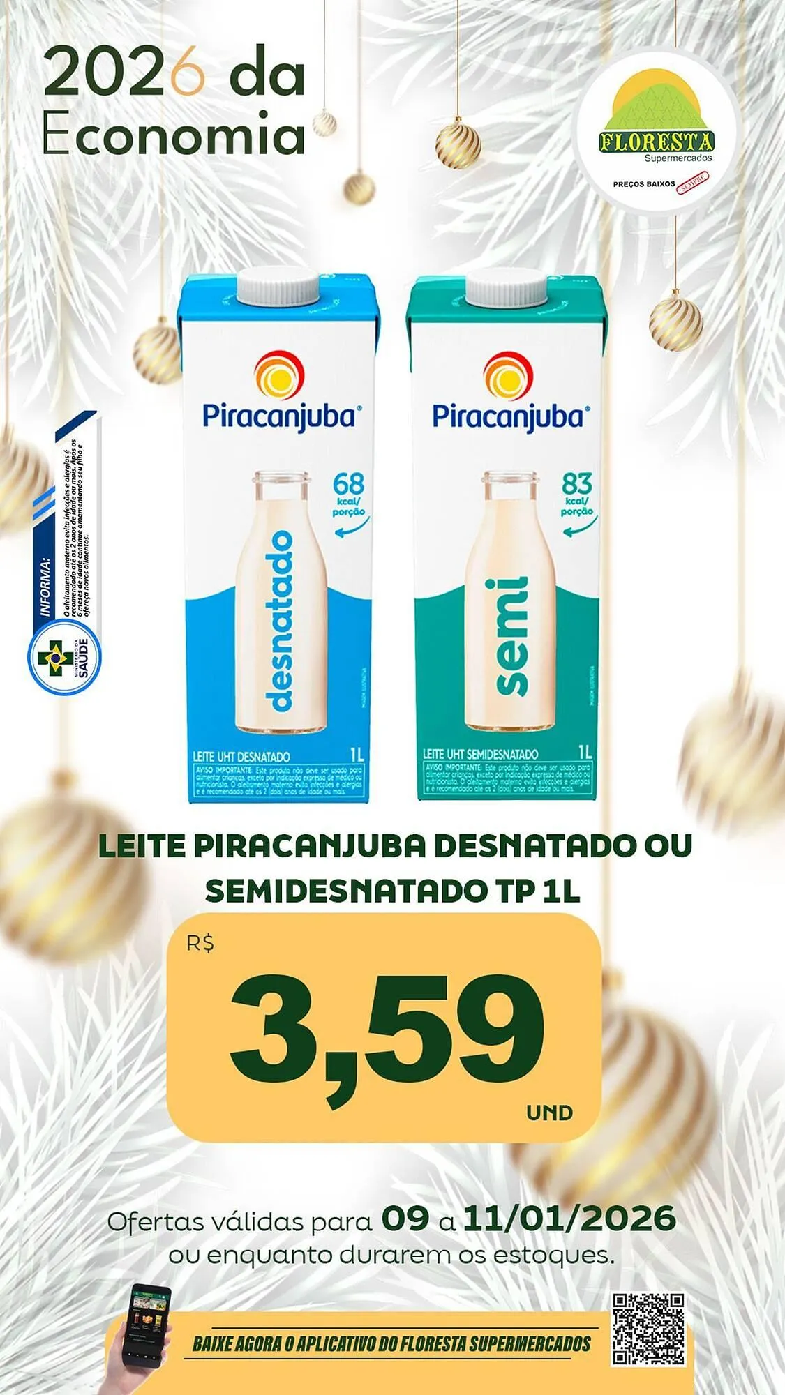 Encarte de Catálogo Floresta Supermercados 8 de janeiro até 10 de janeiro 2026 - Pagina 9