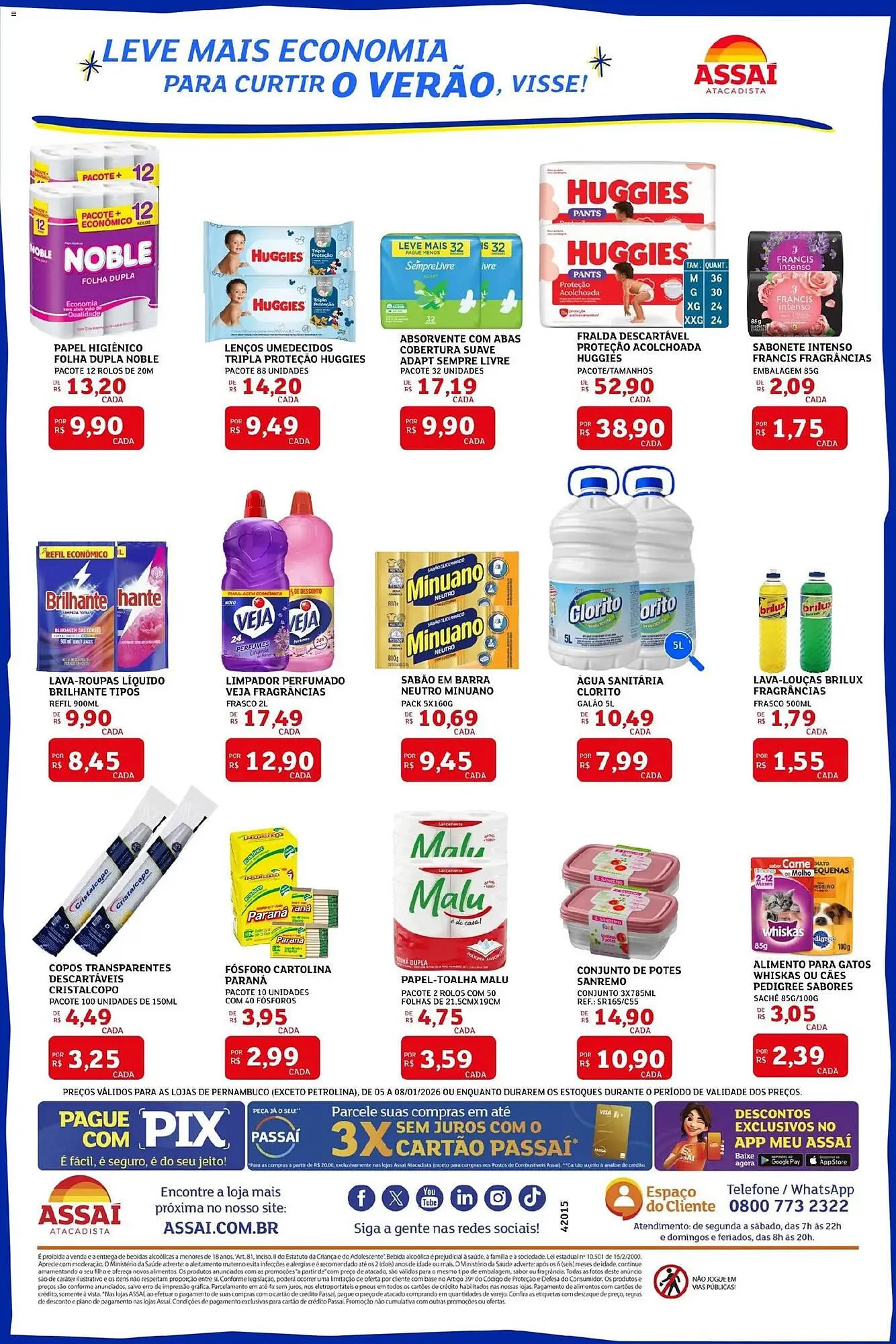 Encarte de Encarte Assaí Atacadista 5 de janeiro até 8 de janeiro 2026 - Pagina 4