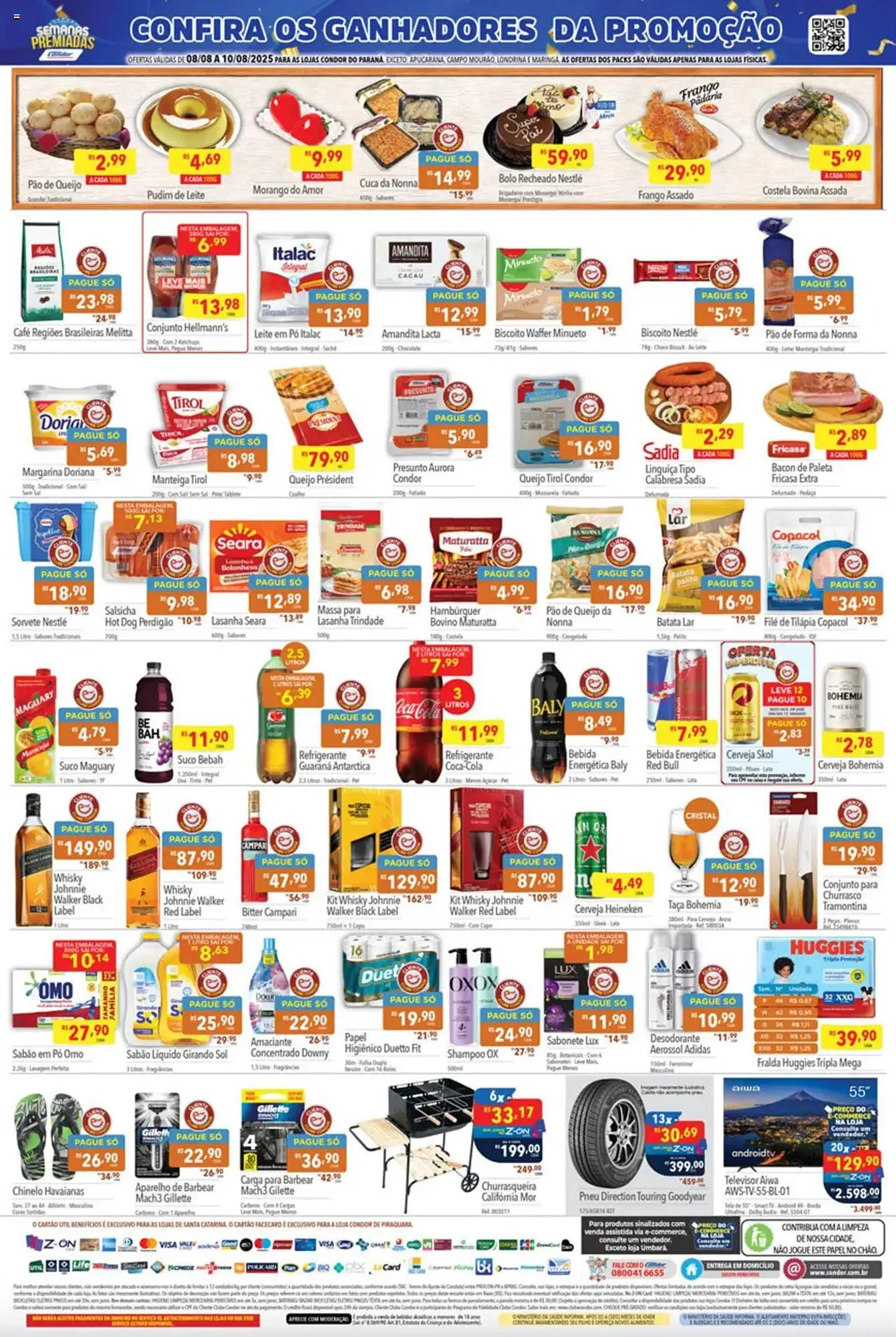 Encarte de Catálogo Supermercados Condor 9 de agosto até 10 de agosto 2025 - Pagina 2