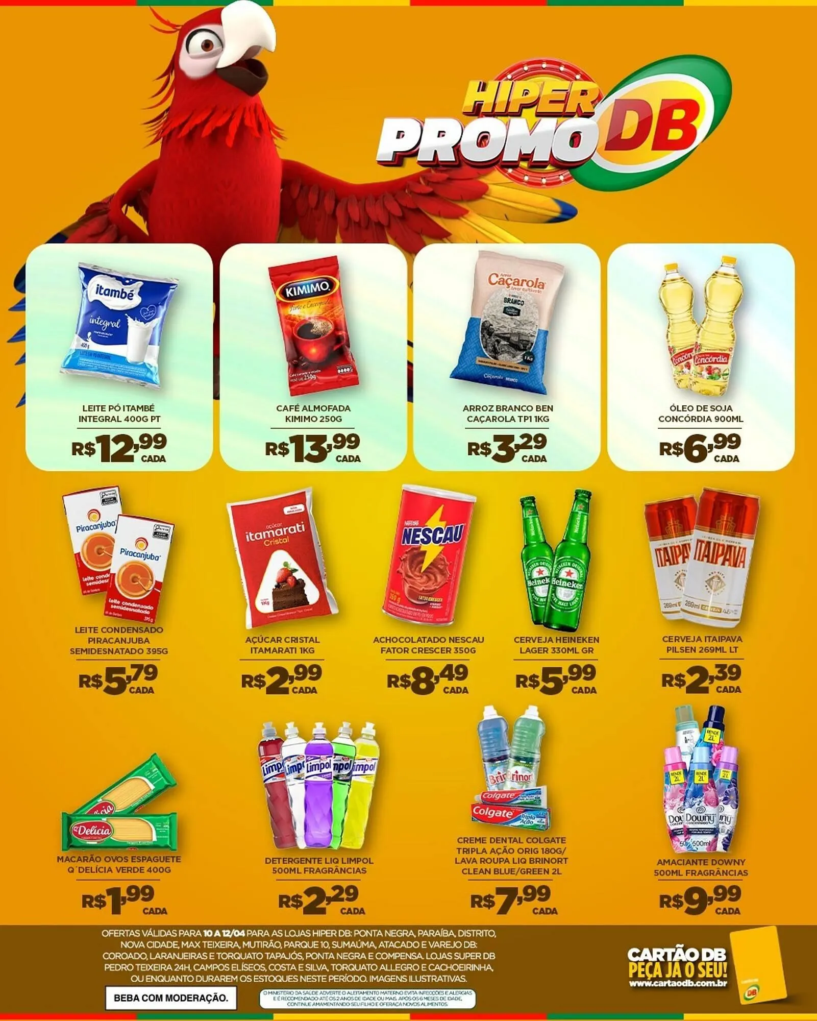 Encarte de Catálogo DB Supermercados 10 de abril até 12 de abril 2026 - Pagina 2