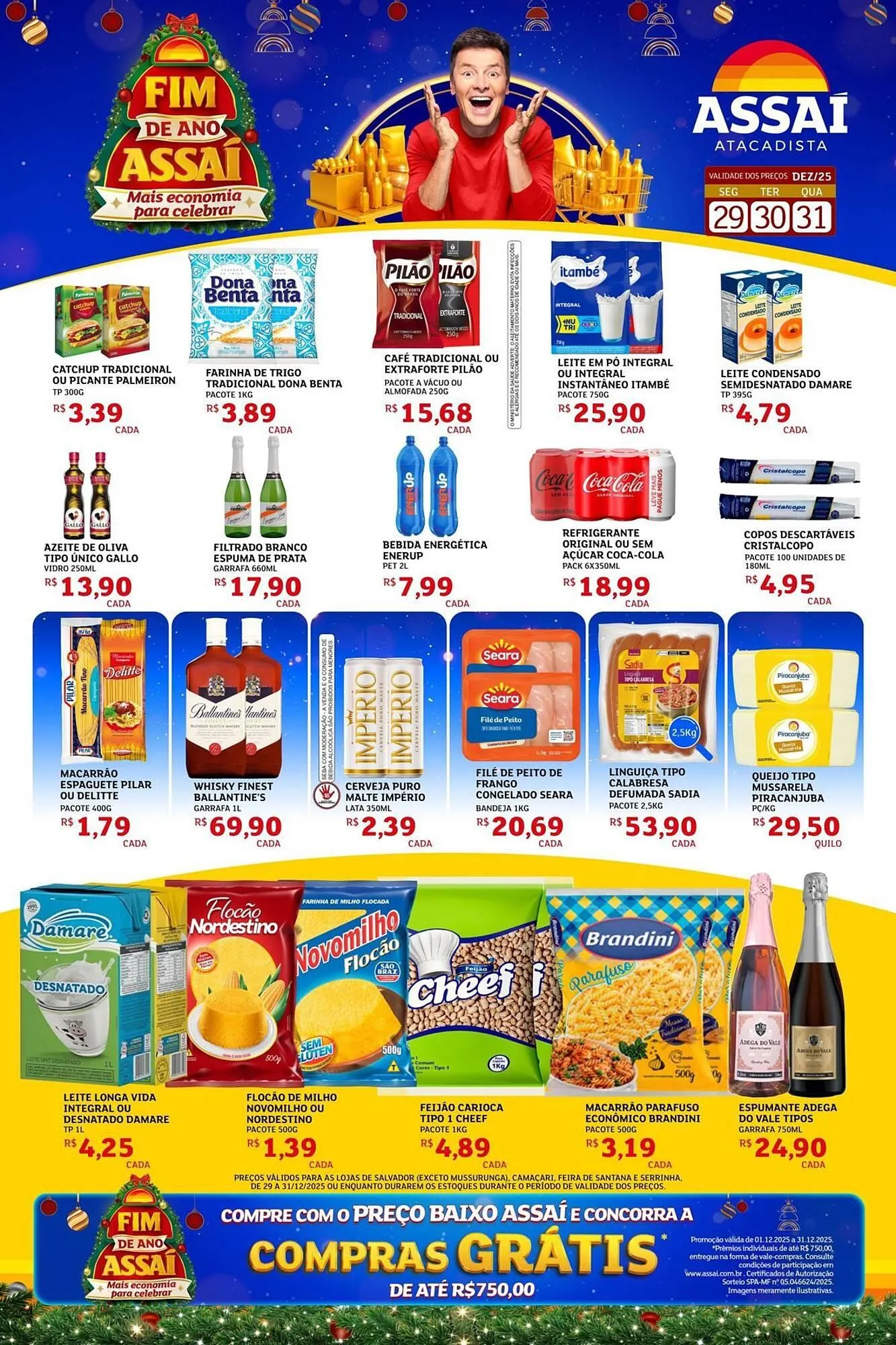 Encarte de Encarte Assaí Atacadista 29 de dezembro até 31 de dezembro 2025 - Pagina 1