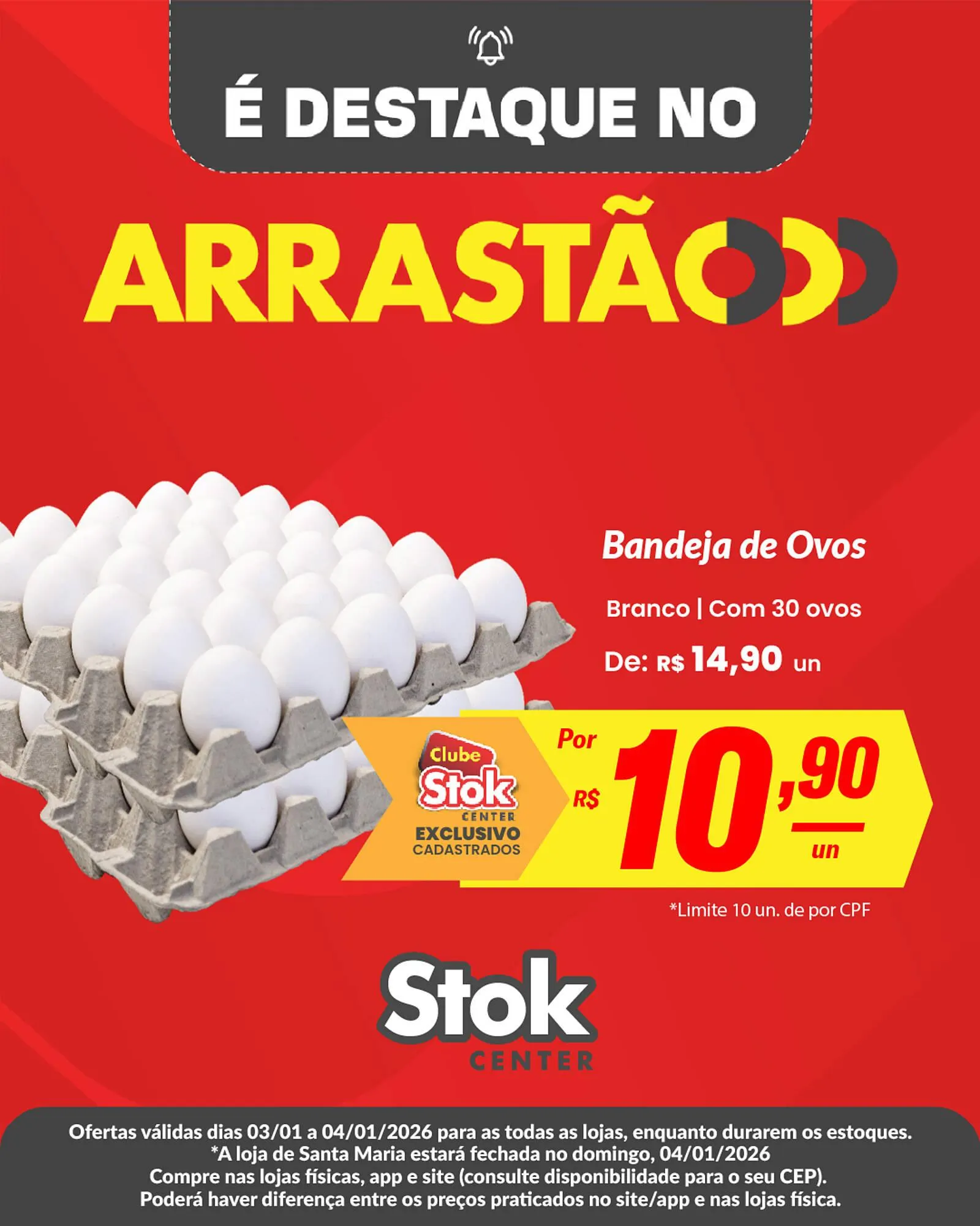Encarte de Encarte Stok Center 3 de janeiro até 4 de janeiro 2026 - Pagina 1