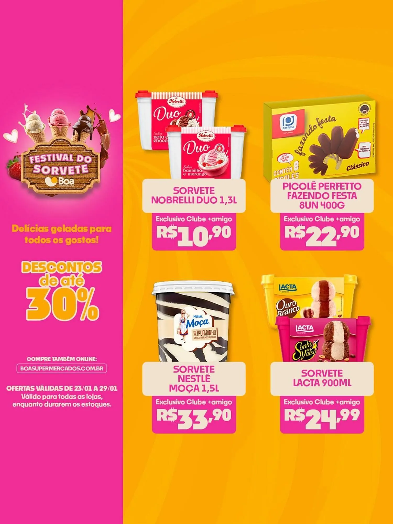 Encarte de Tabloide Boa Supermercados 23 de janeiro até 29 de janeiro 2026 - Pagina 4