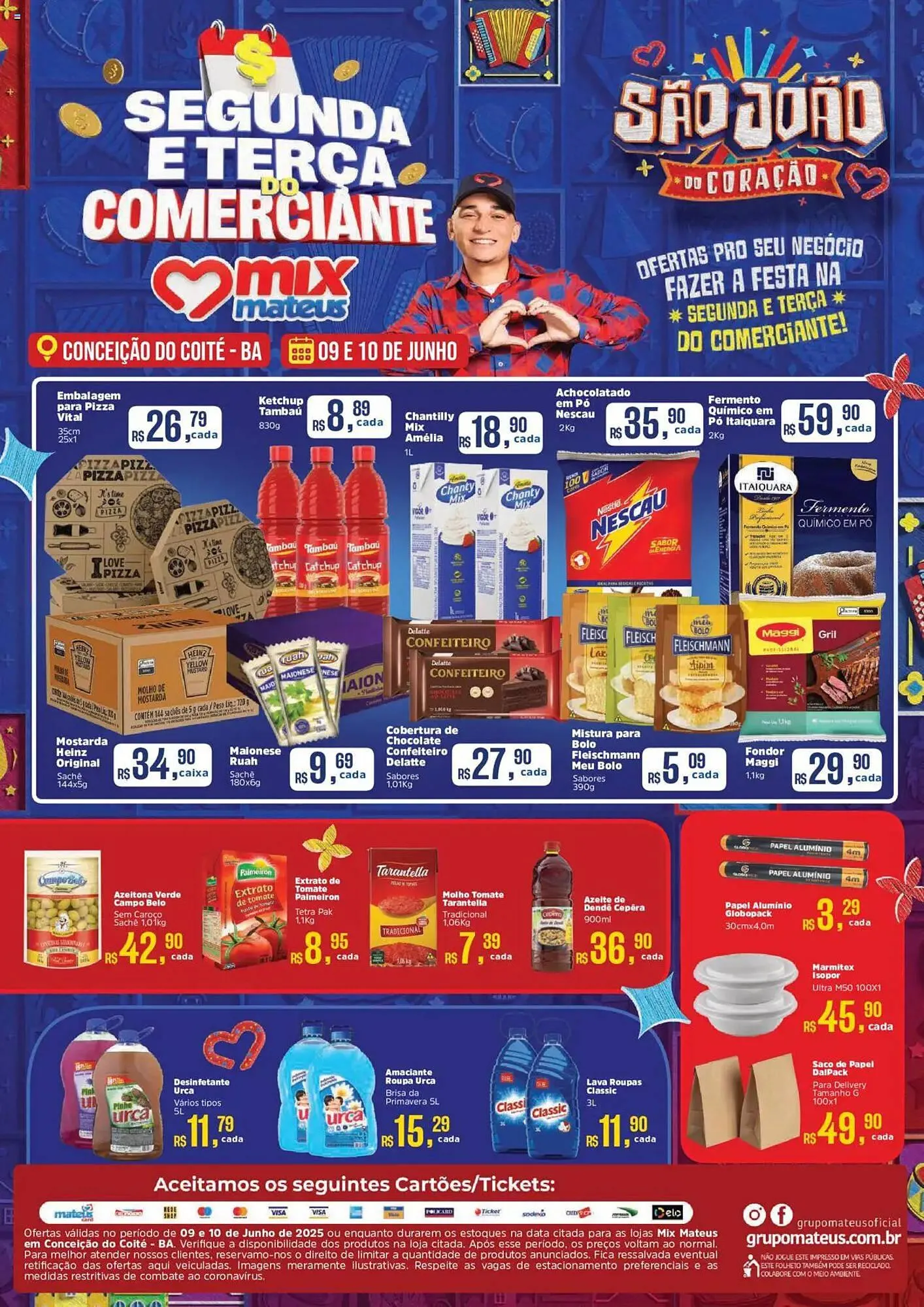 Encarte de Catálogo Supermercados Mateus 9 de junho até 10 de junho 2025 - Pagina 1