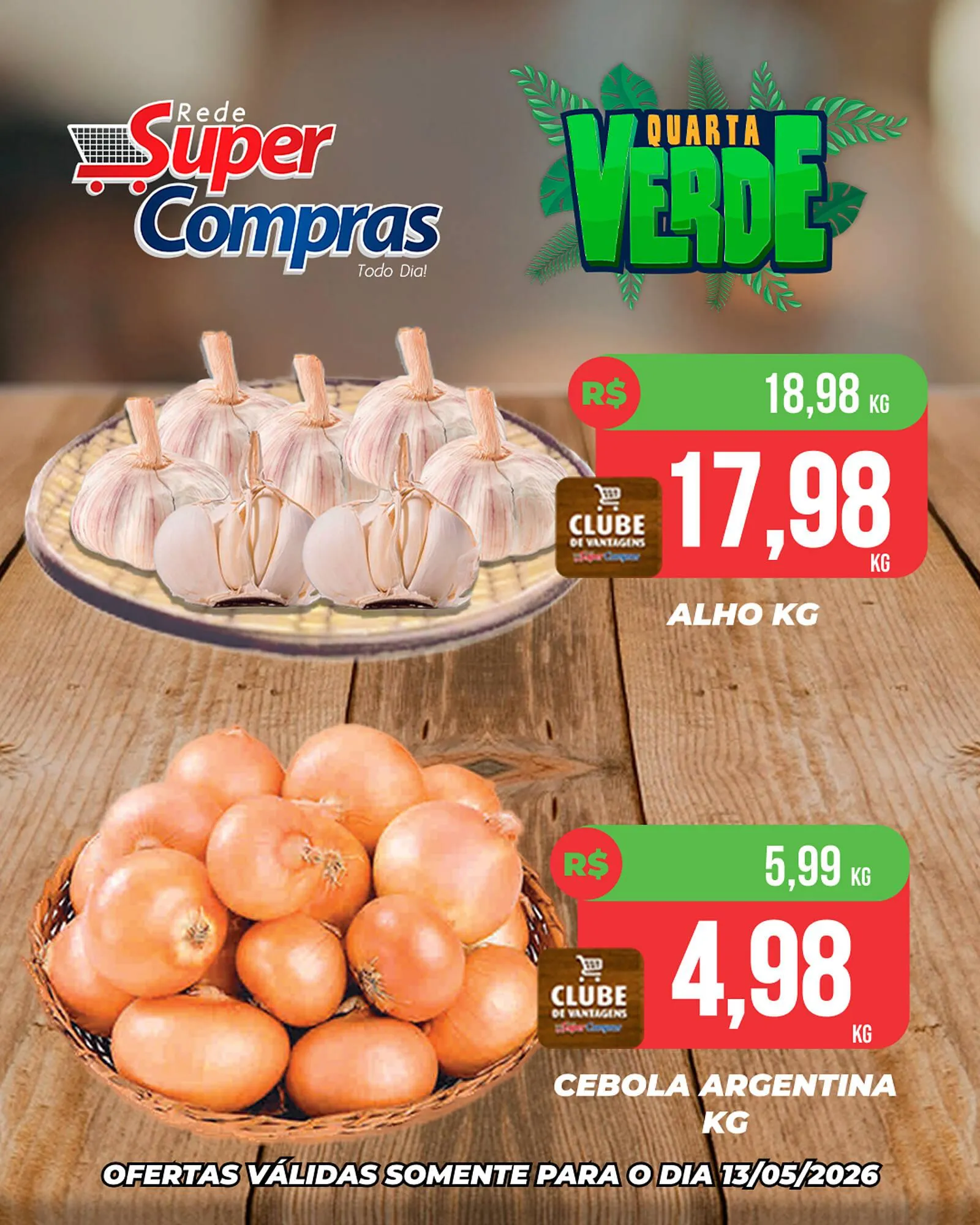 Encarte de Encarte Rede Super Compras 13 de maio até 13 de maio 2026 - Pagina 1