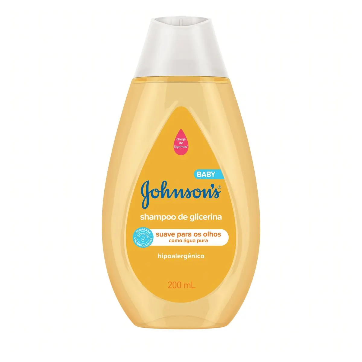 Shampoo de Glicerina Johnson's Baby Frasco 200ml