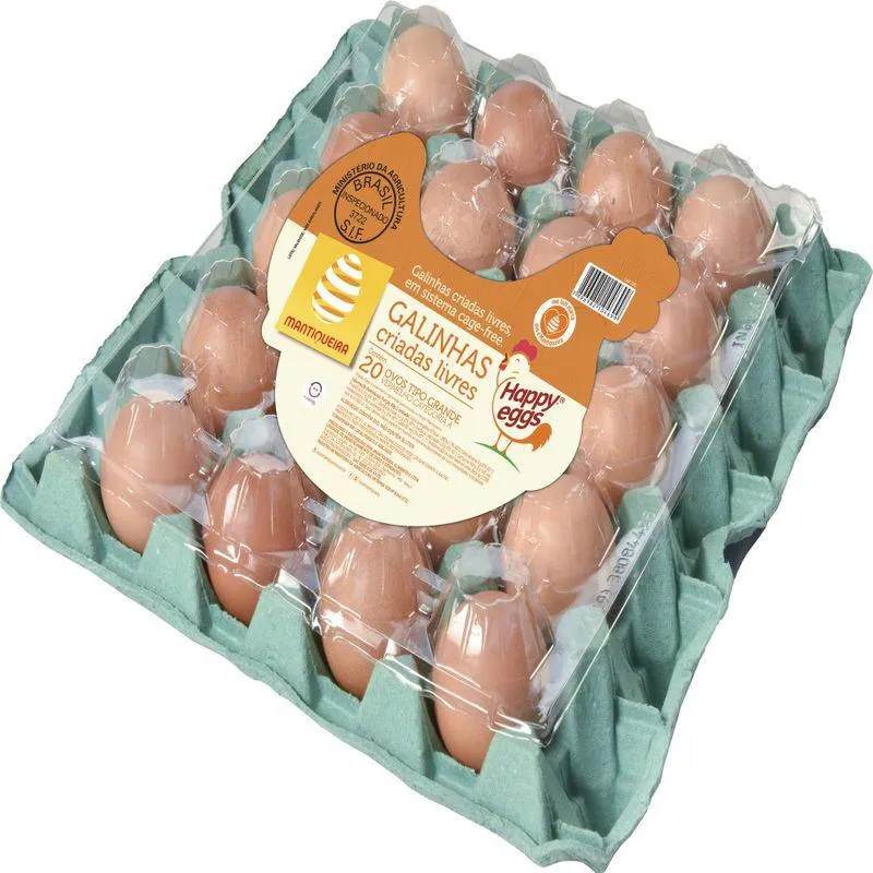 Ovo Vermelho Mantiqueira Happy Eggs Com 20