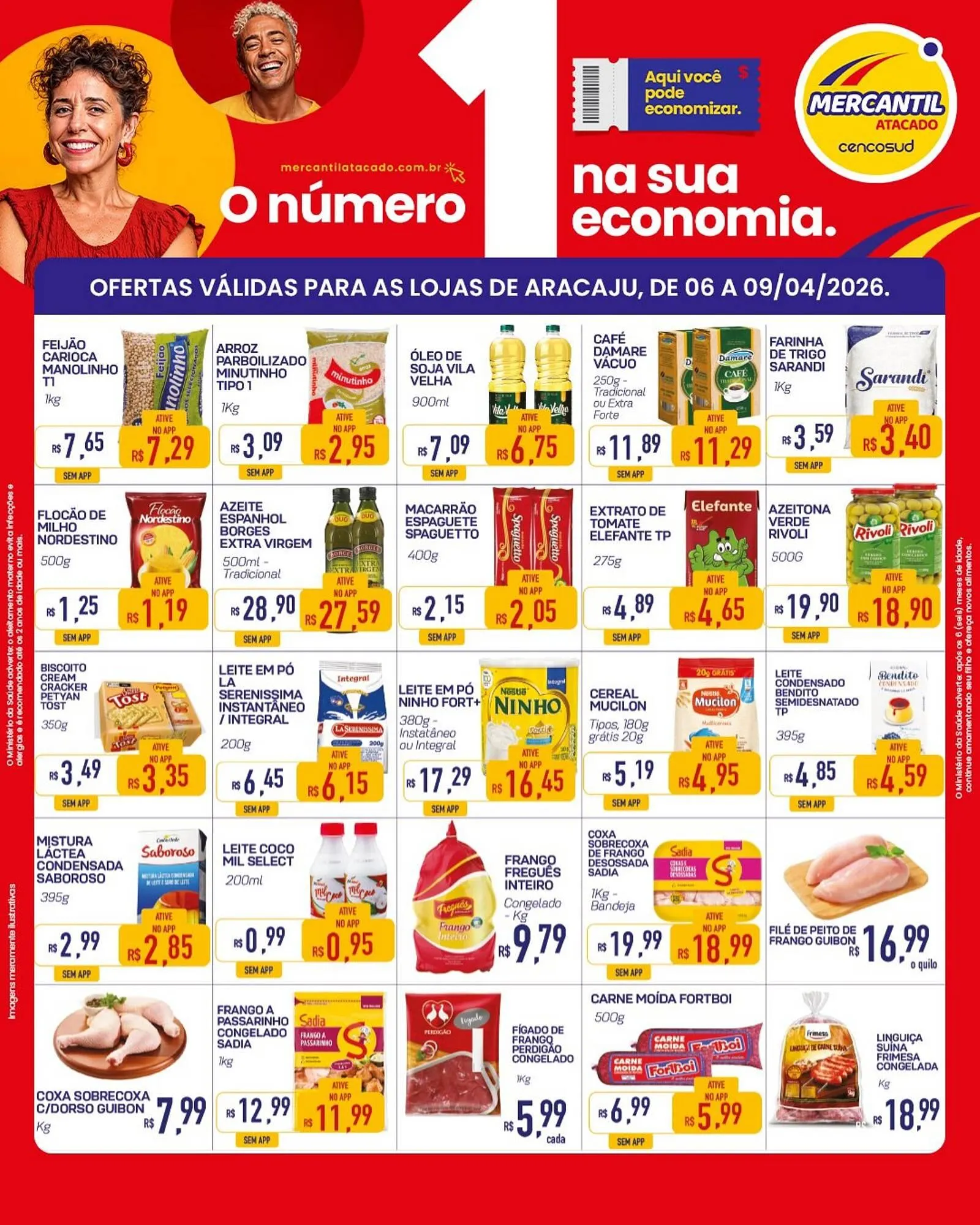 Encarte de Folheto Mercantil Rodrigues 6 de abril até 9 de abril 2026 - Pagina 1