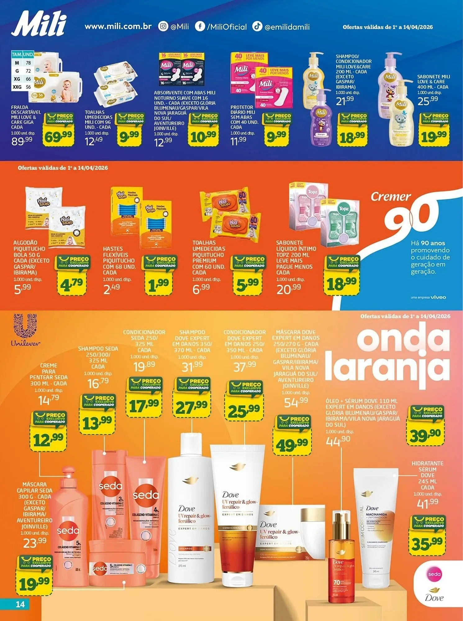 Encarte de Tabloide Cooper 1 de abril até 14 de abril 2026 - Pagina 14