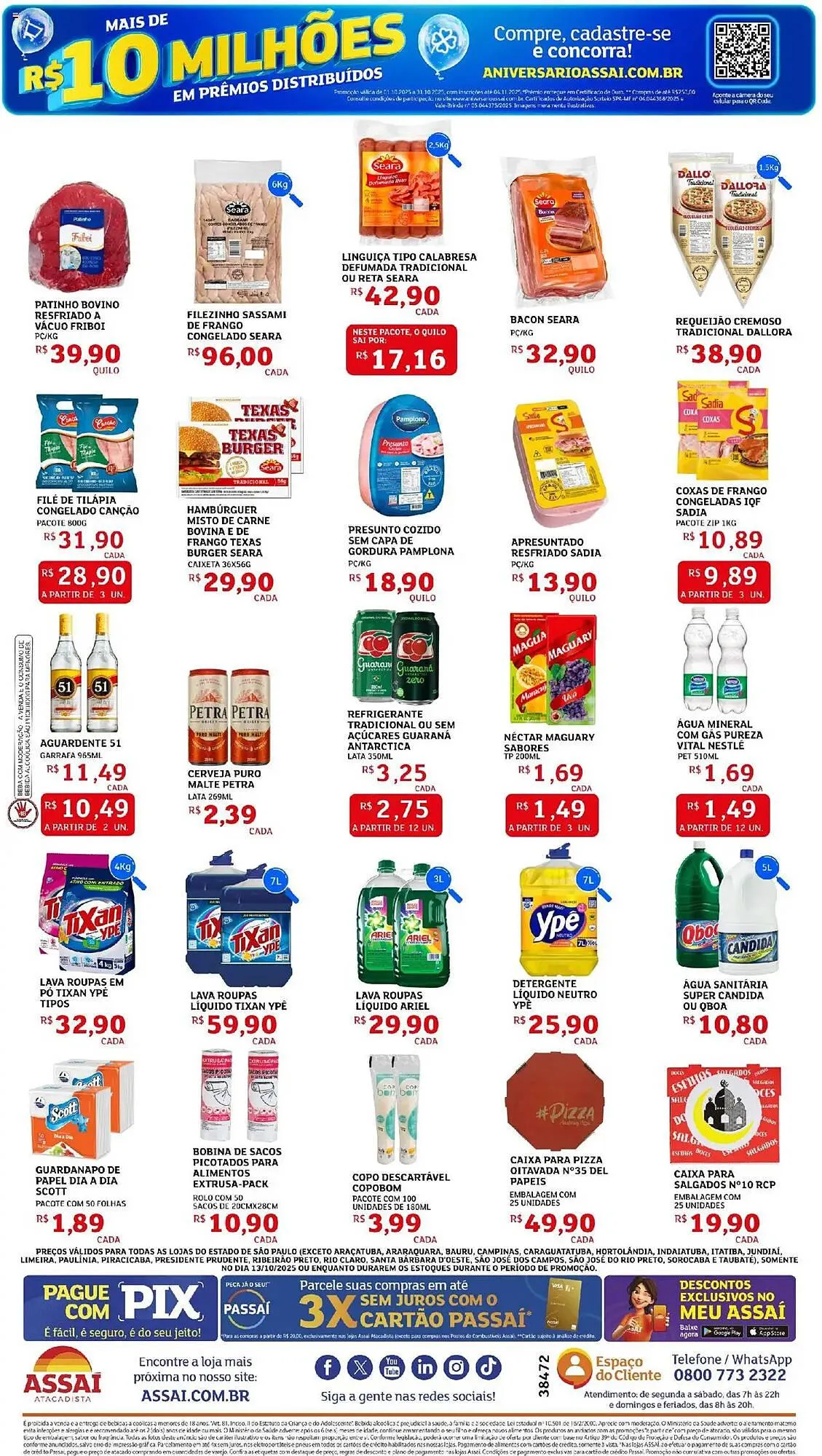 Encarte de Encarte Assaí Atacadista 13 de outubro até 15 de outubro 2025 - Pagina 2