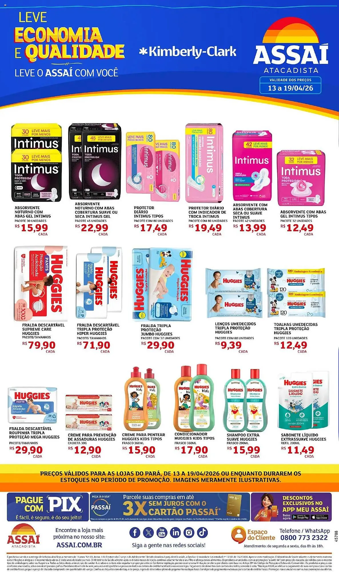 Encarte de Encarte Assaí Atacadista 13 de abril até 19 de abril 2026 - Pagina 1