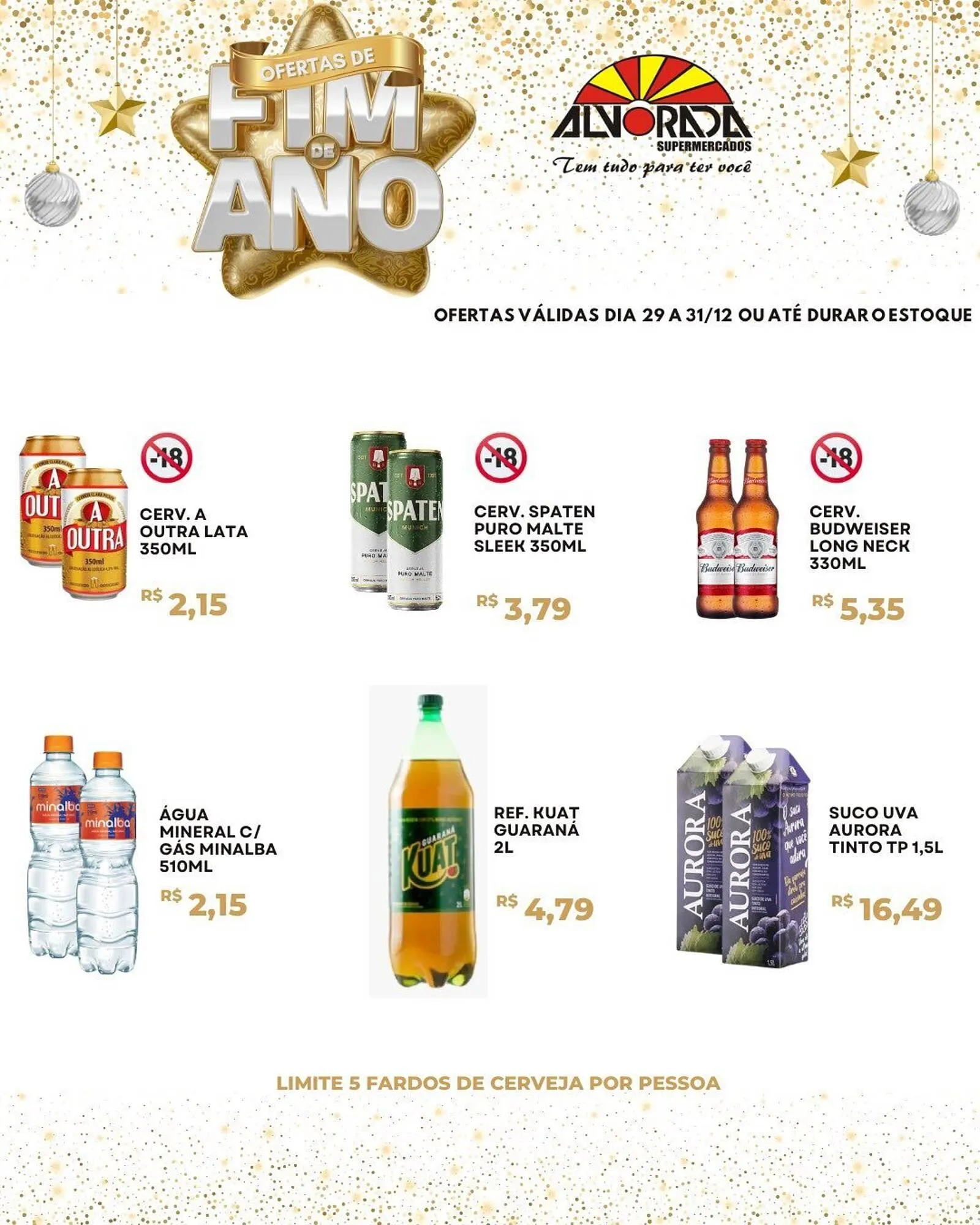 Encarte de Catálogo Alvorada Supermercados 29 de dezembro até 31 de dezembro 2025 - Pagina 3
